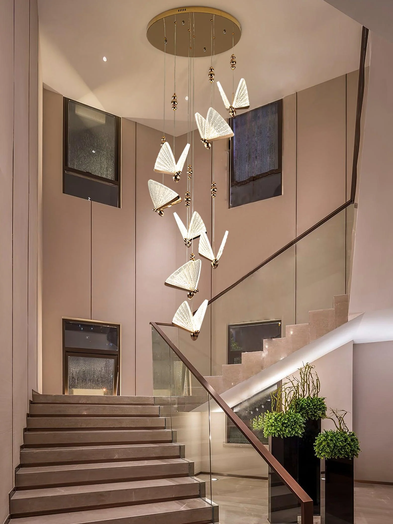 Lunora Modern Butterfly Pendant Light - Image 26