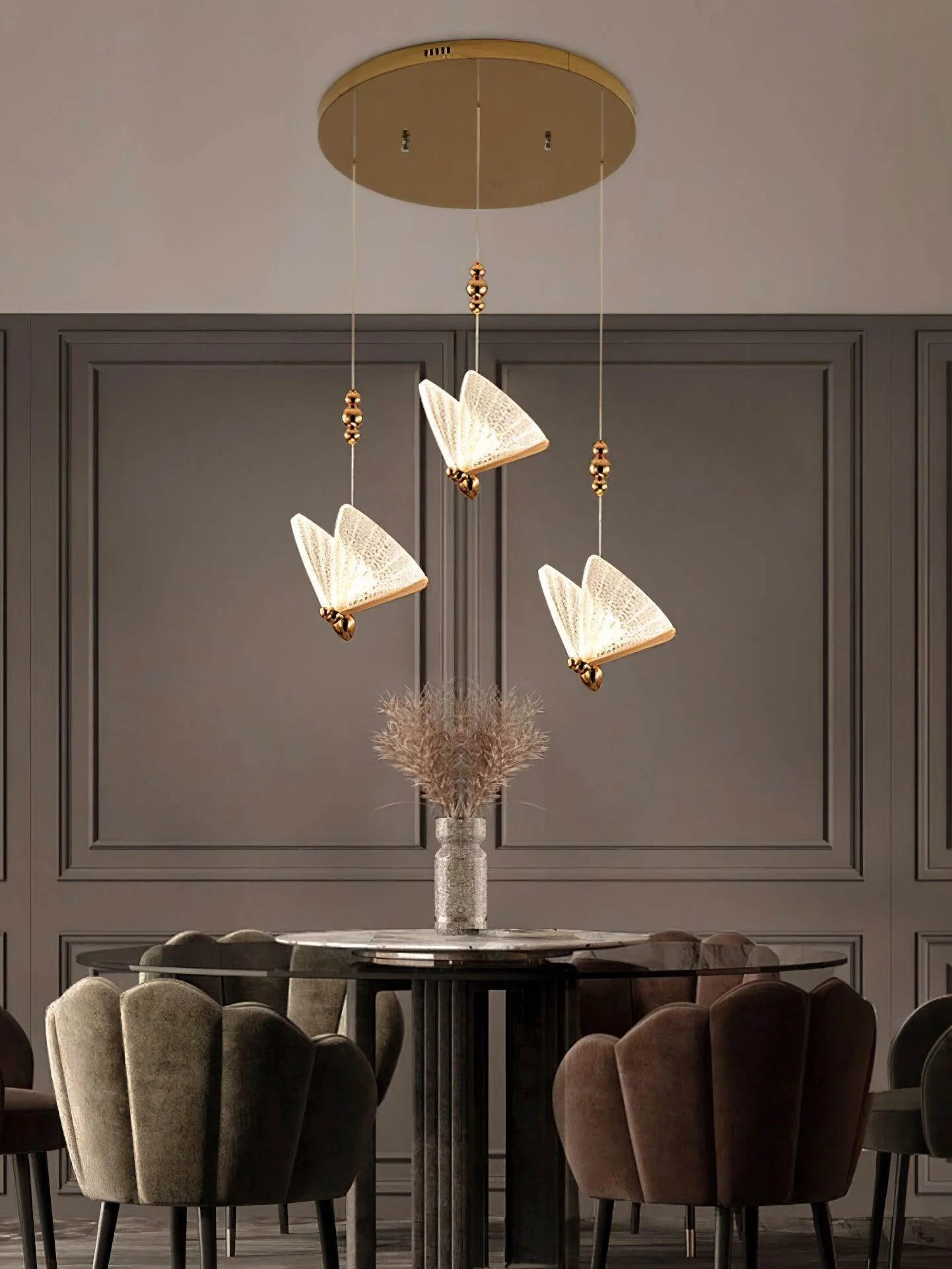 Lunora Modern Butterfly Pendant Light - Image 5
