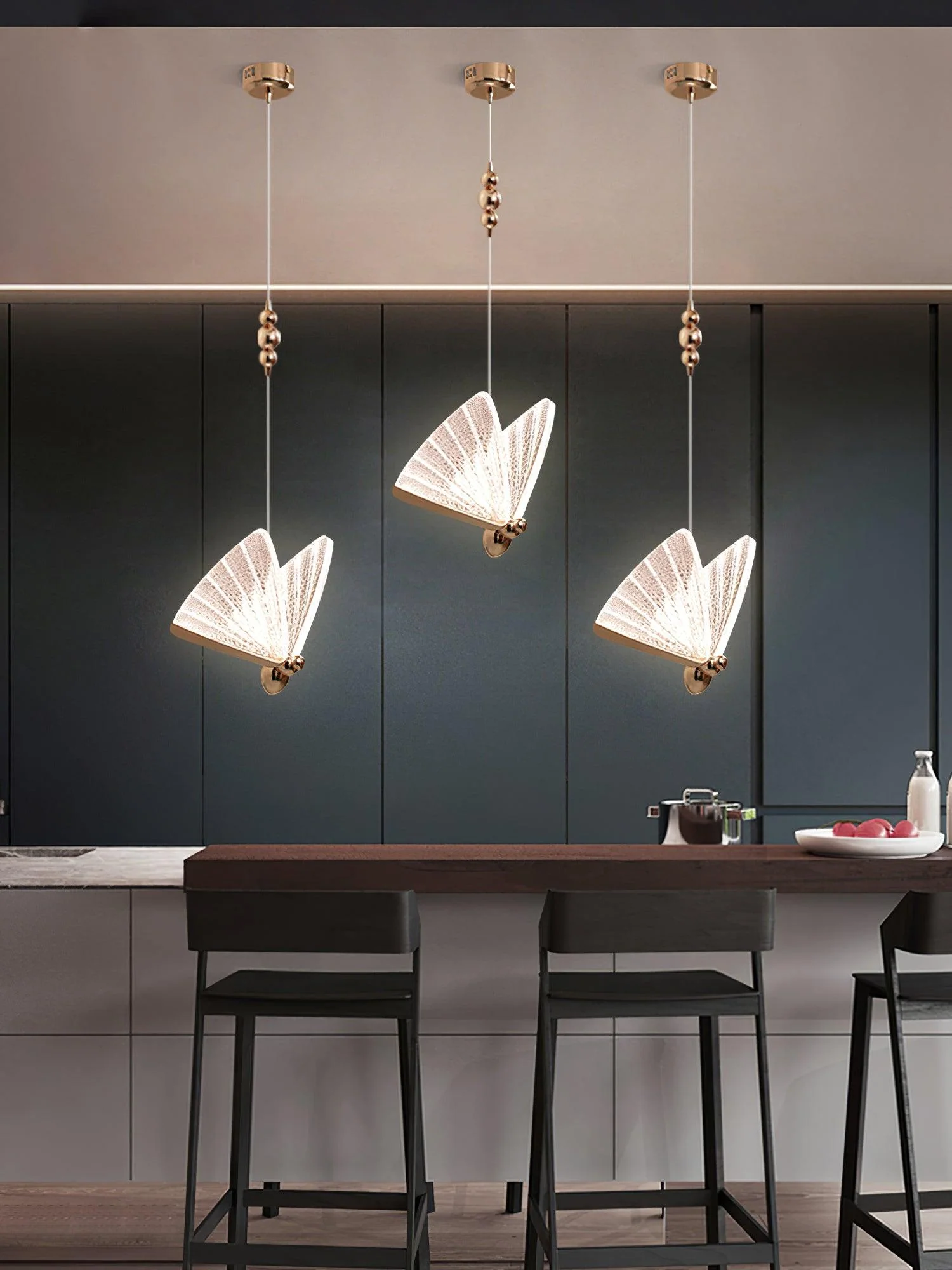 Lunora Modern Butterfly Pendant Light - Image 8