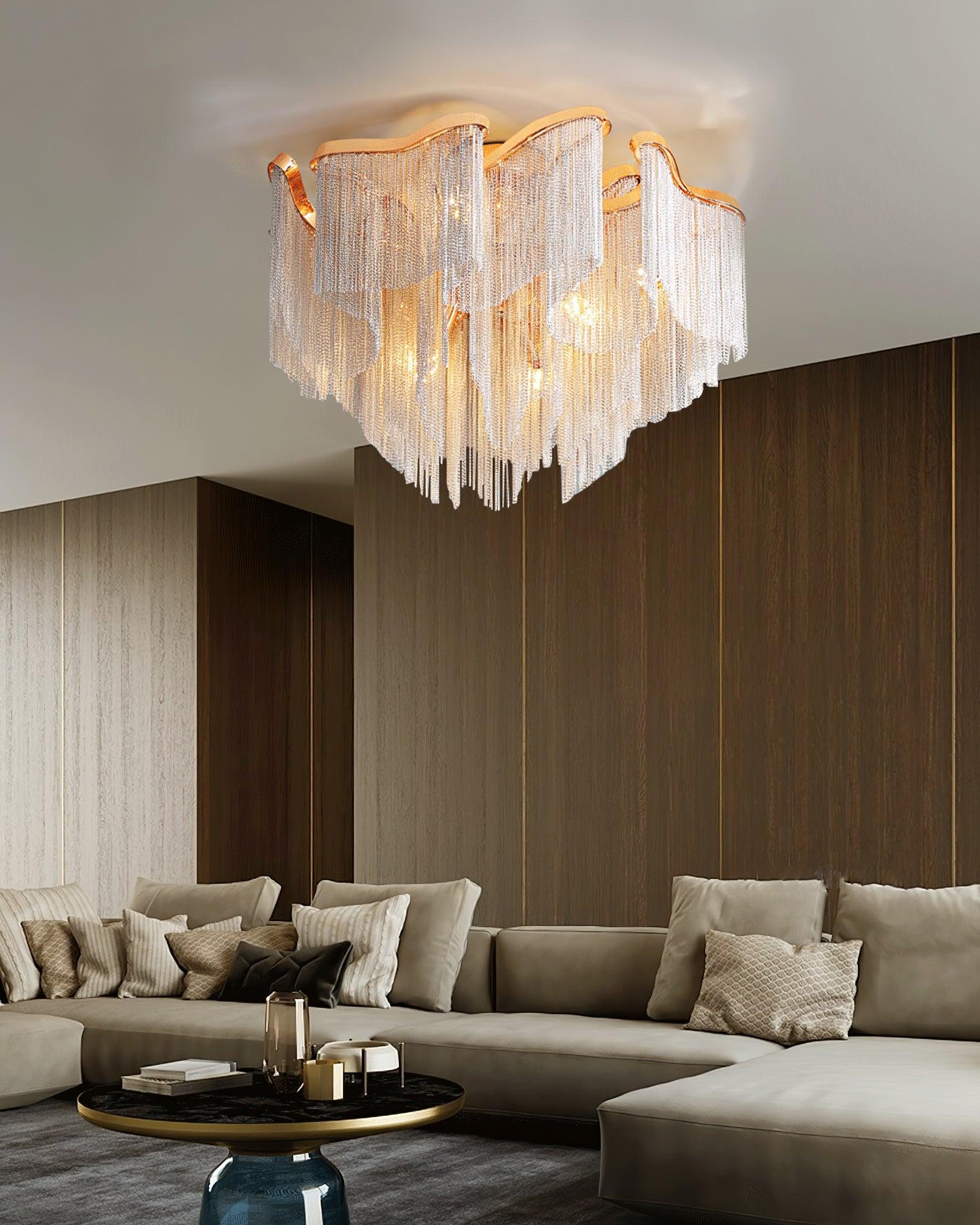 Lustra Ceiling Lamp Modern Tassel Art - Image 23