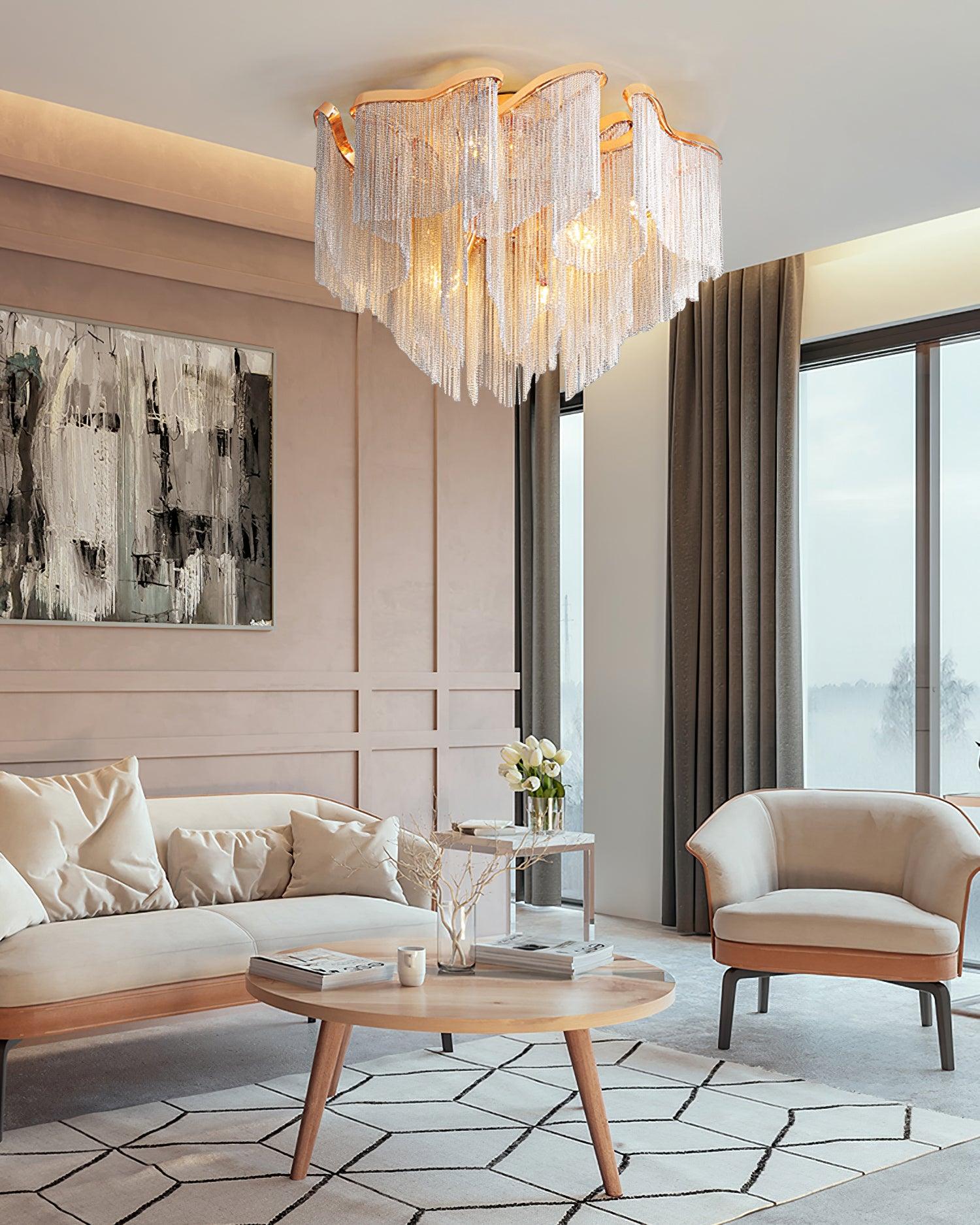 Lustra Ceiling Lamp Modern Tassel Art - Image 39