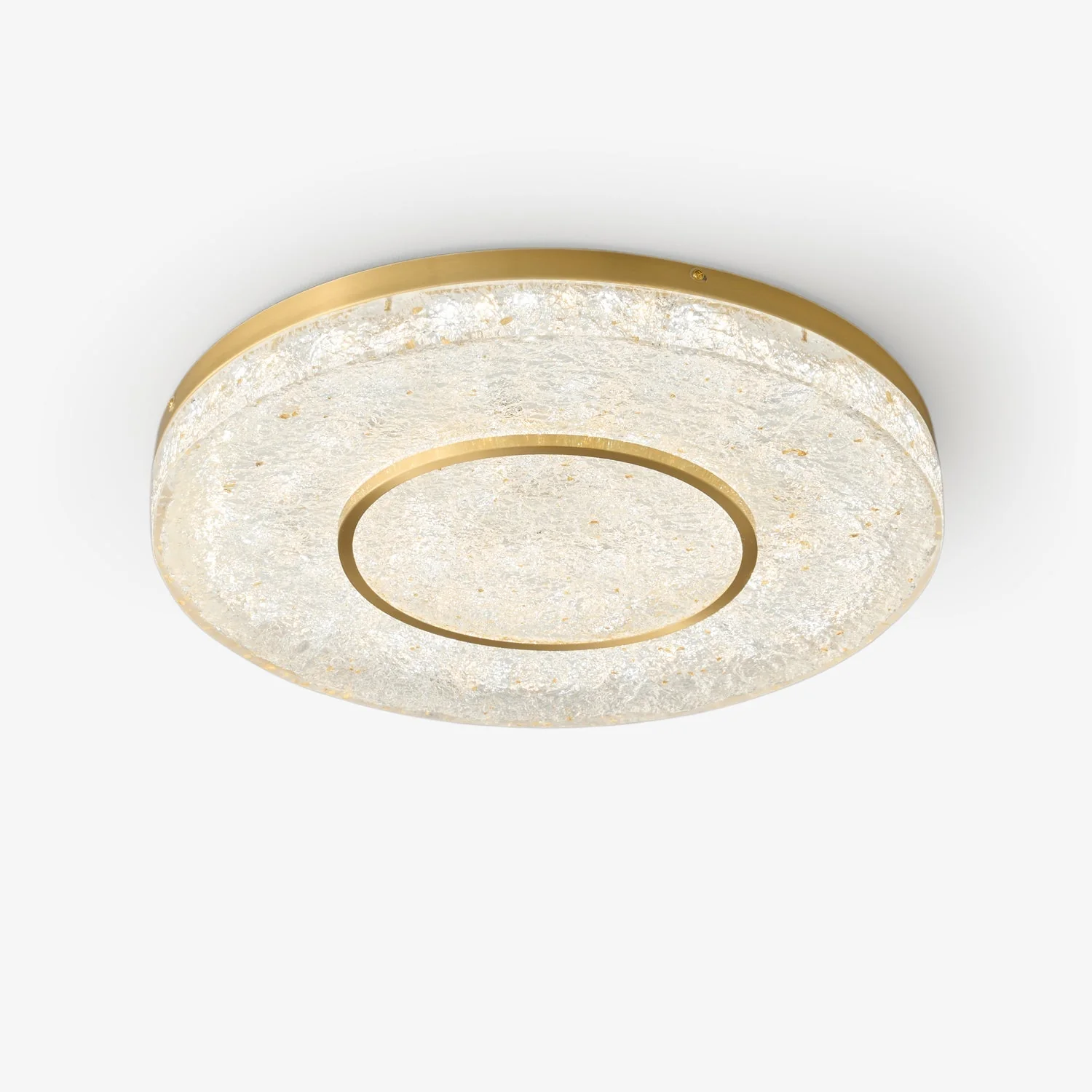 Lustra Ceiling Lamp Mysterious Circle Brass Resin