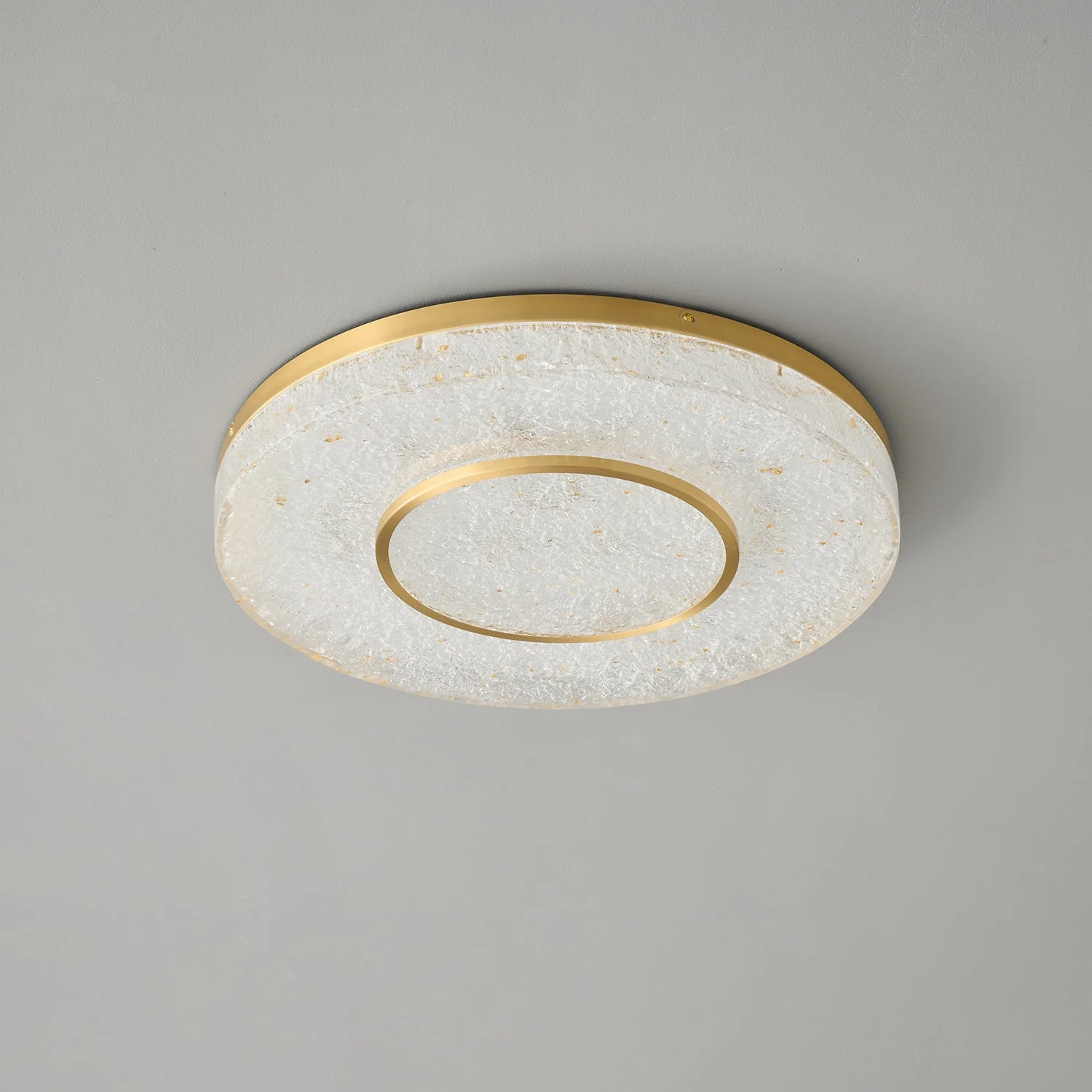 Lustra Ceiling Lamp Mysterious Circle Brass Resin - Image 16