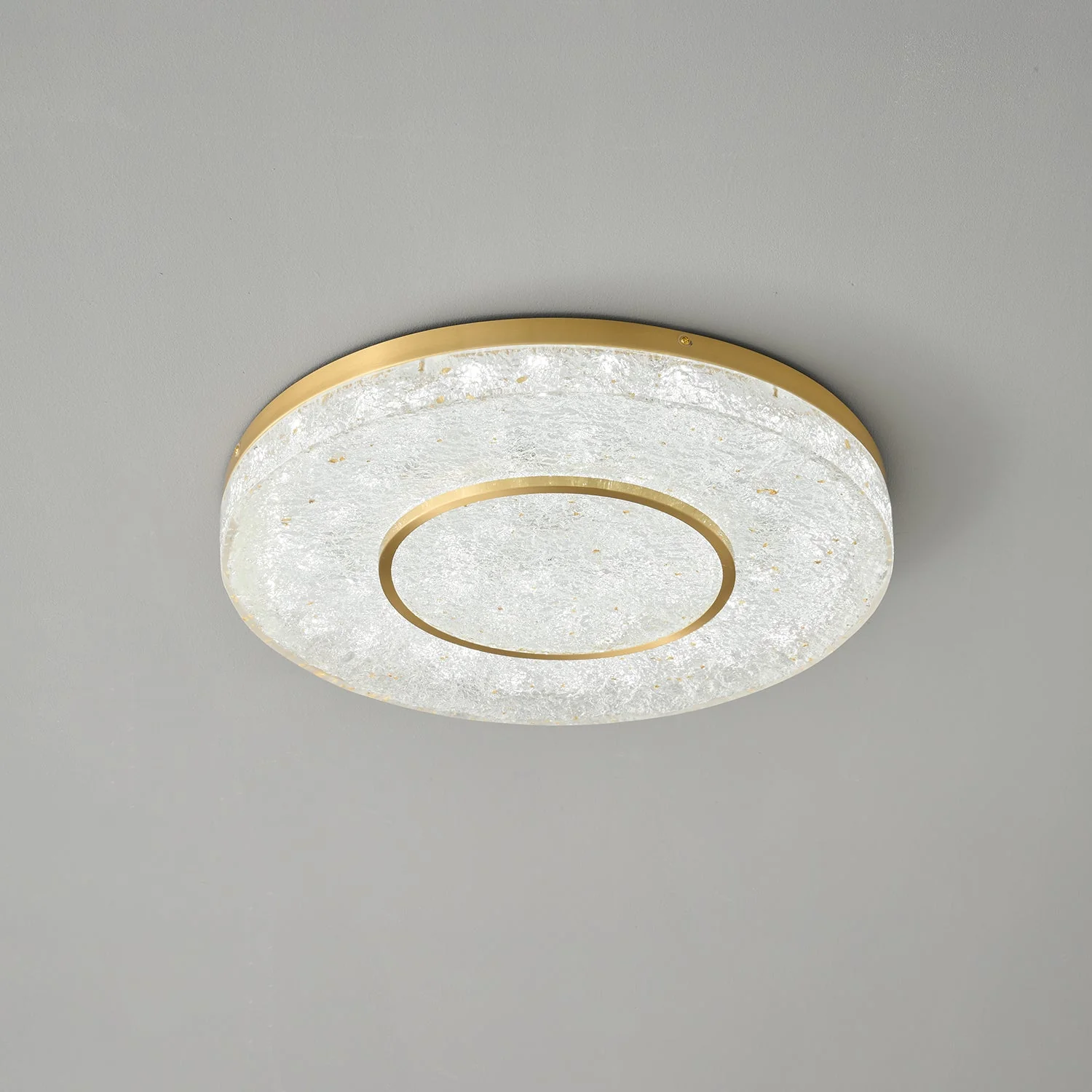 Lustra Ceiling Lamp Mysterious Circle Brass Resin - Image 17