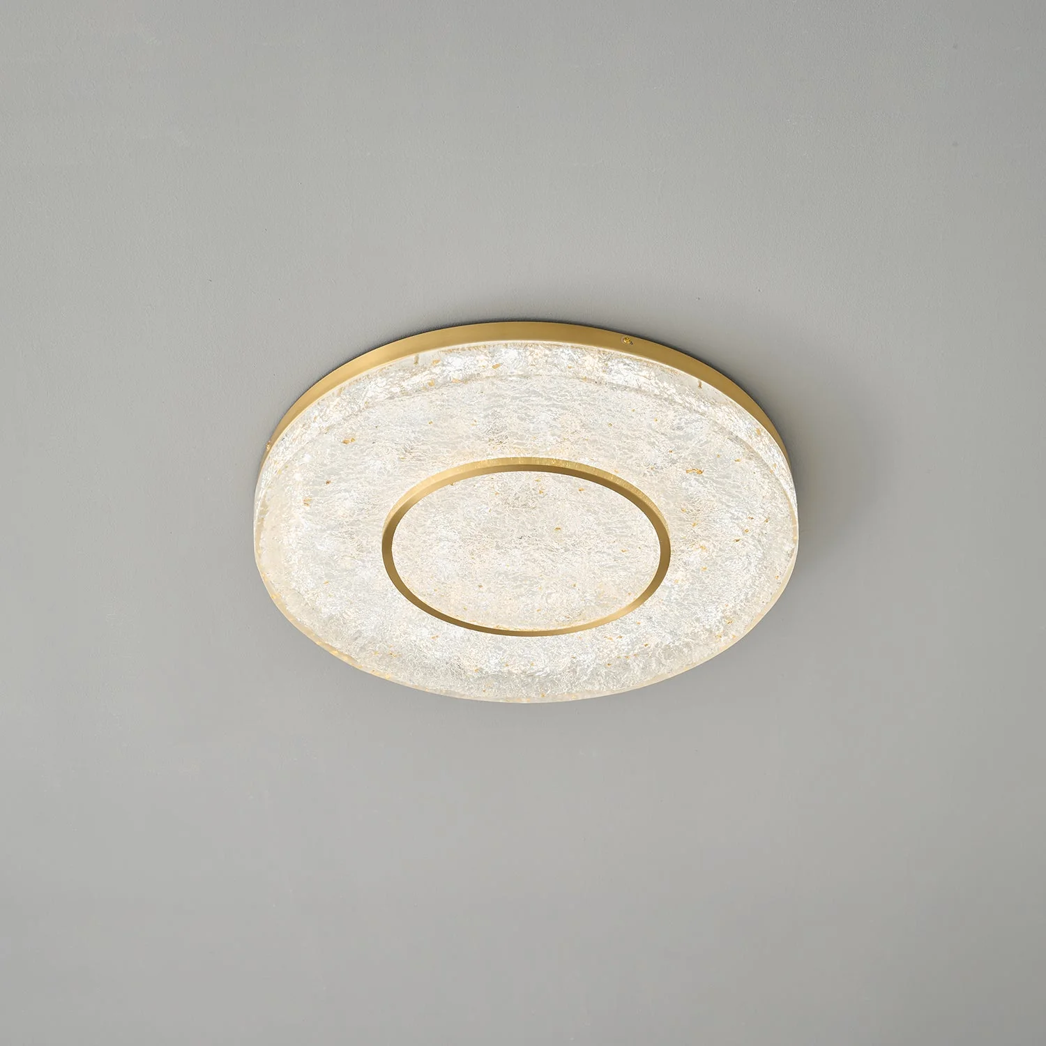Lustra Ceiling Lamp Mysterious Circle Brass Resin - Image 19