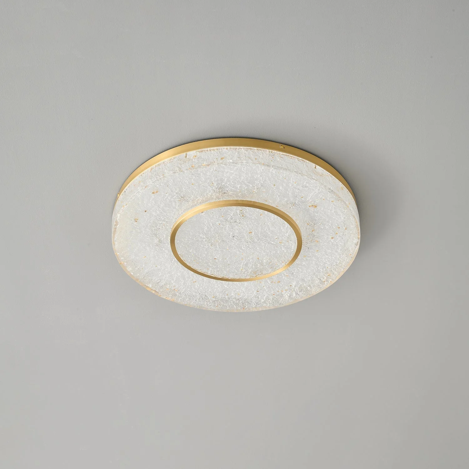 Lustra Ceiling Lamp Mysterious Circle Brass Resin - Image 20