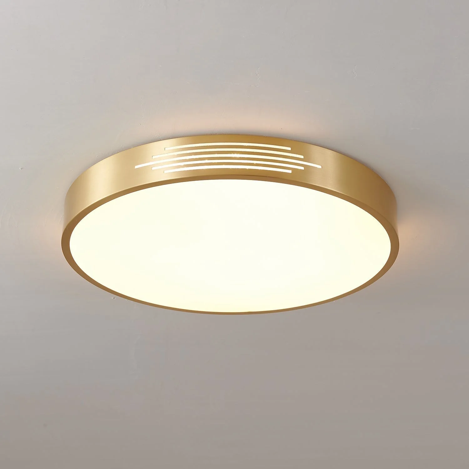 Lustra Ceiling Light Brass Modern - Image 18