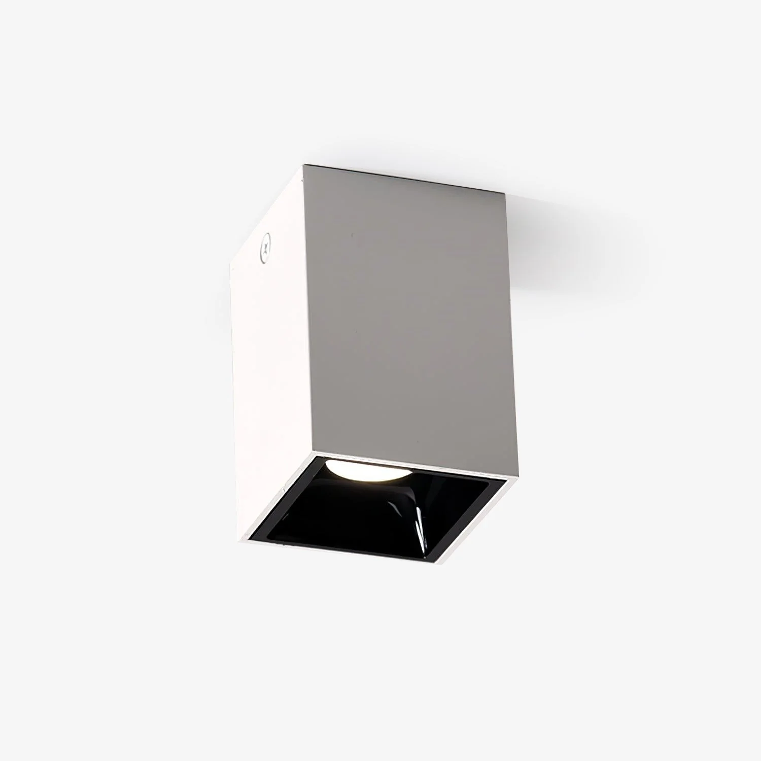 Lustra Ceiling Light Cube Square Black Spotlight