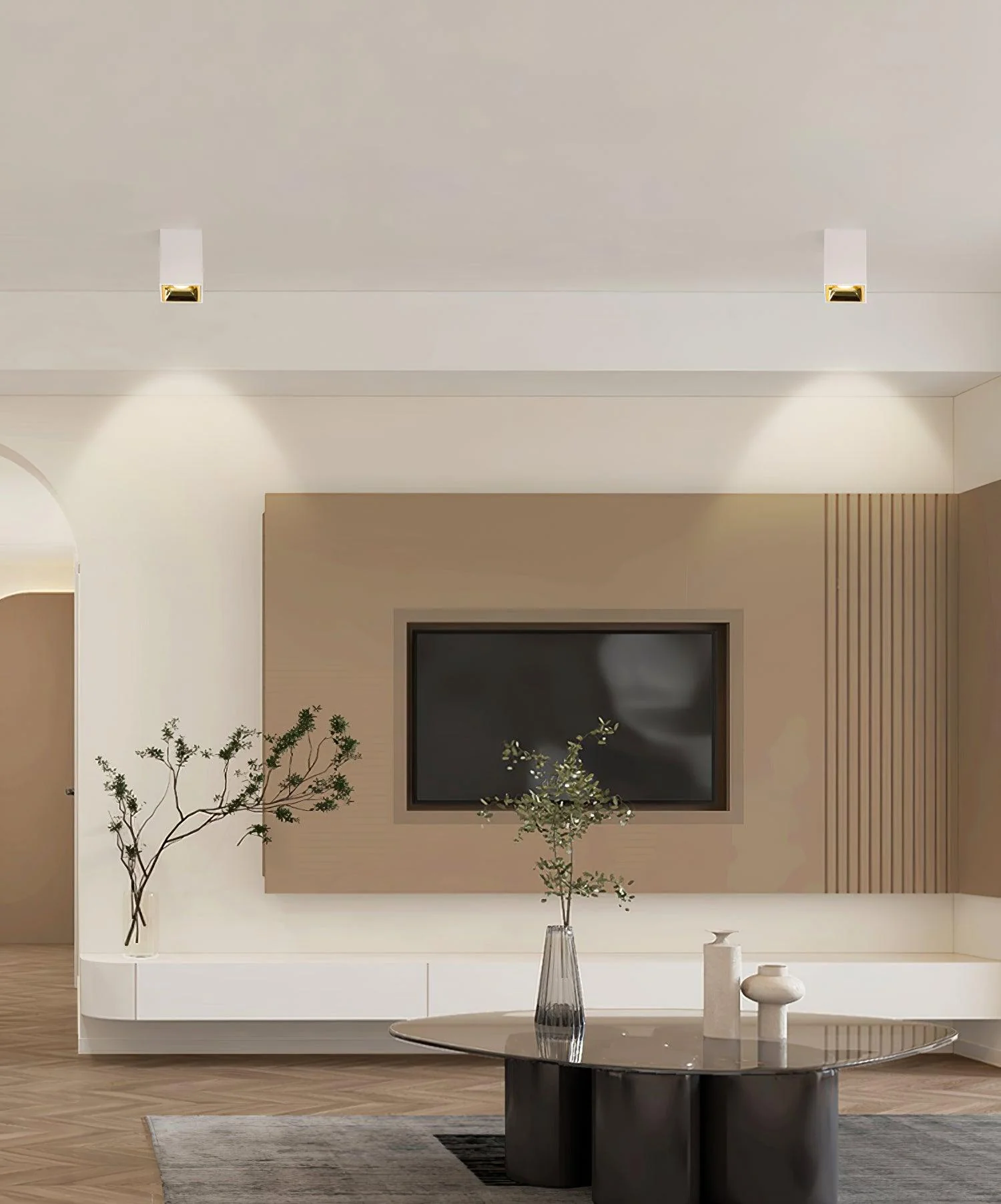 Lustra Ceiling Light Cube Square Black Spotlight - Image 17