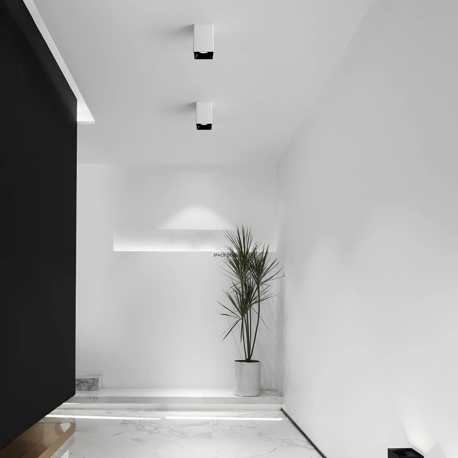Lustra Ceiling Light Cube Square Black Spotlight - Image 27