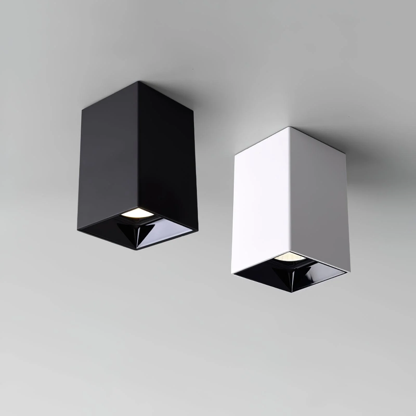 Lustra Ceiling Light Cube Square Black Spotlight - Image 3