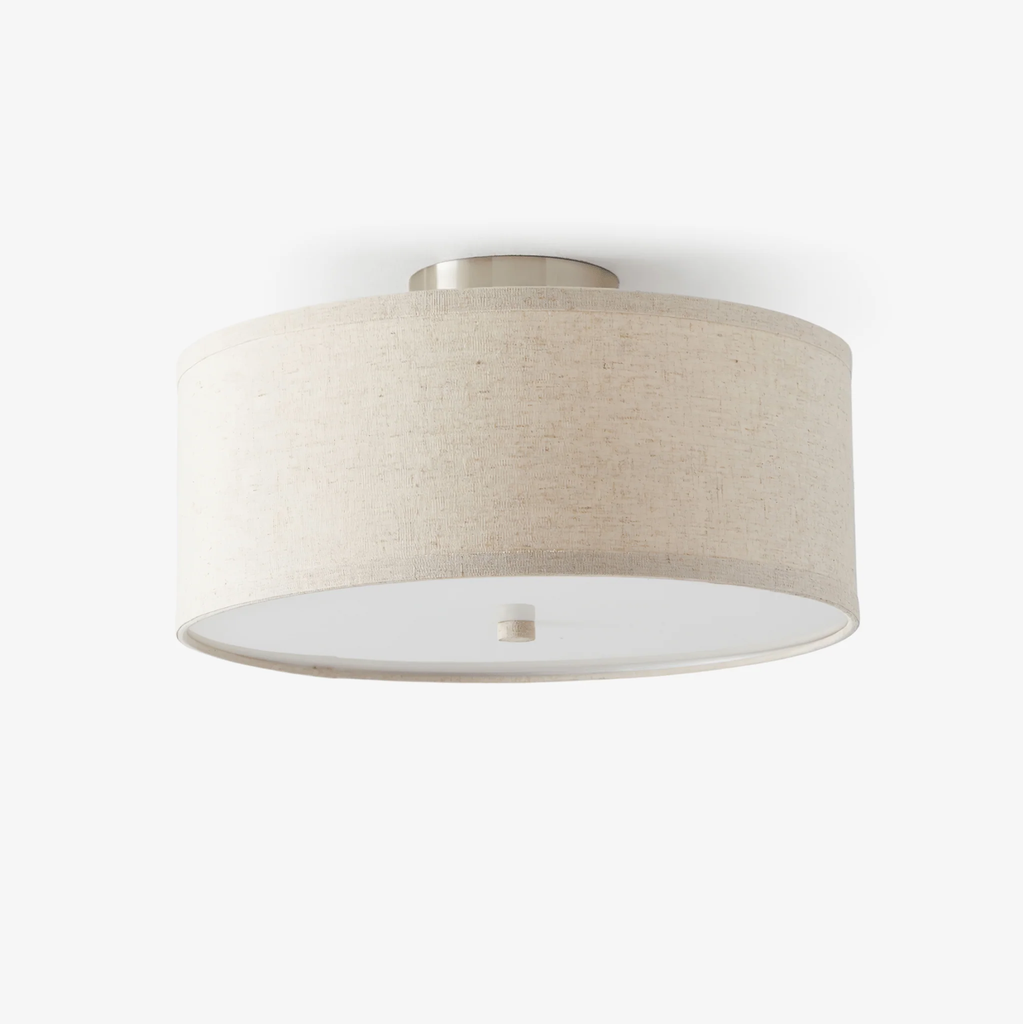 Lustra Ceiling Light Linen Shade Simple Elegant