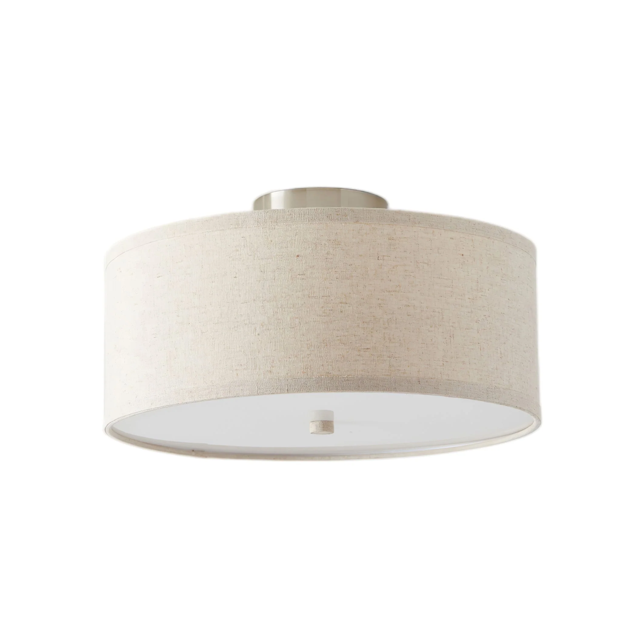 Lustra Ceiling Light Linen Shade Simple Elegant - Image 9