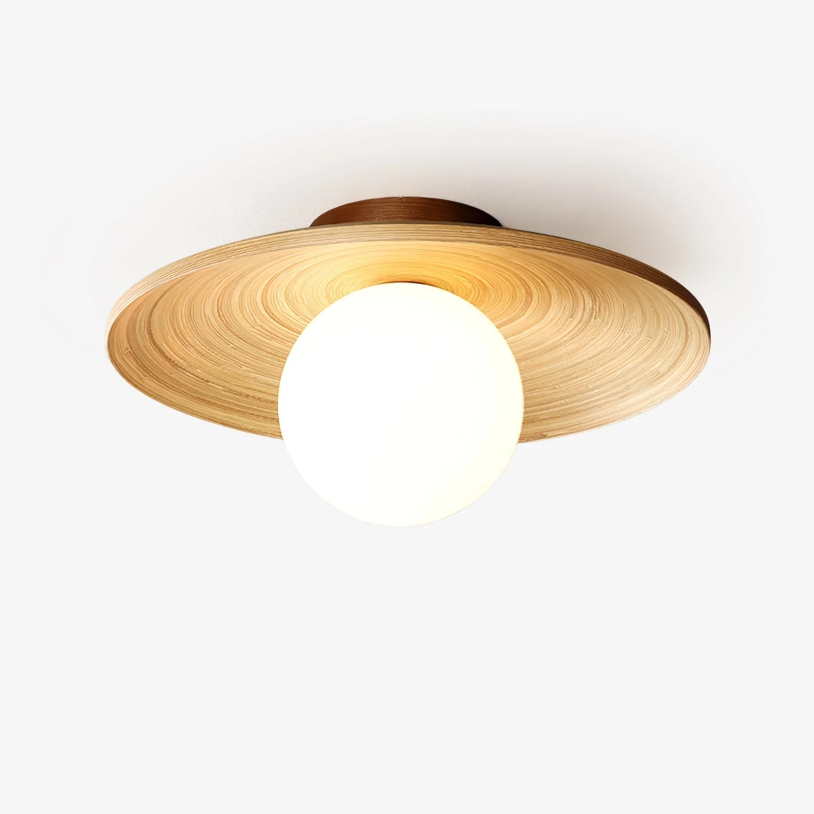 Lustra Ceiling Light Soluna Wood Orbital