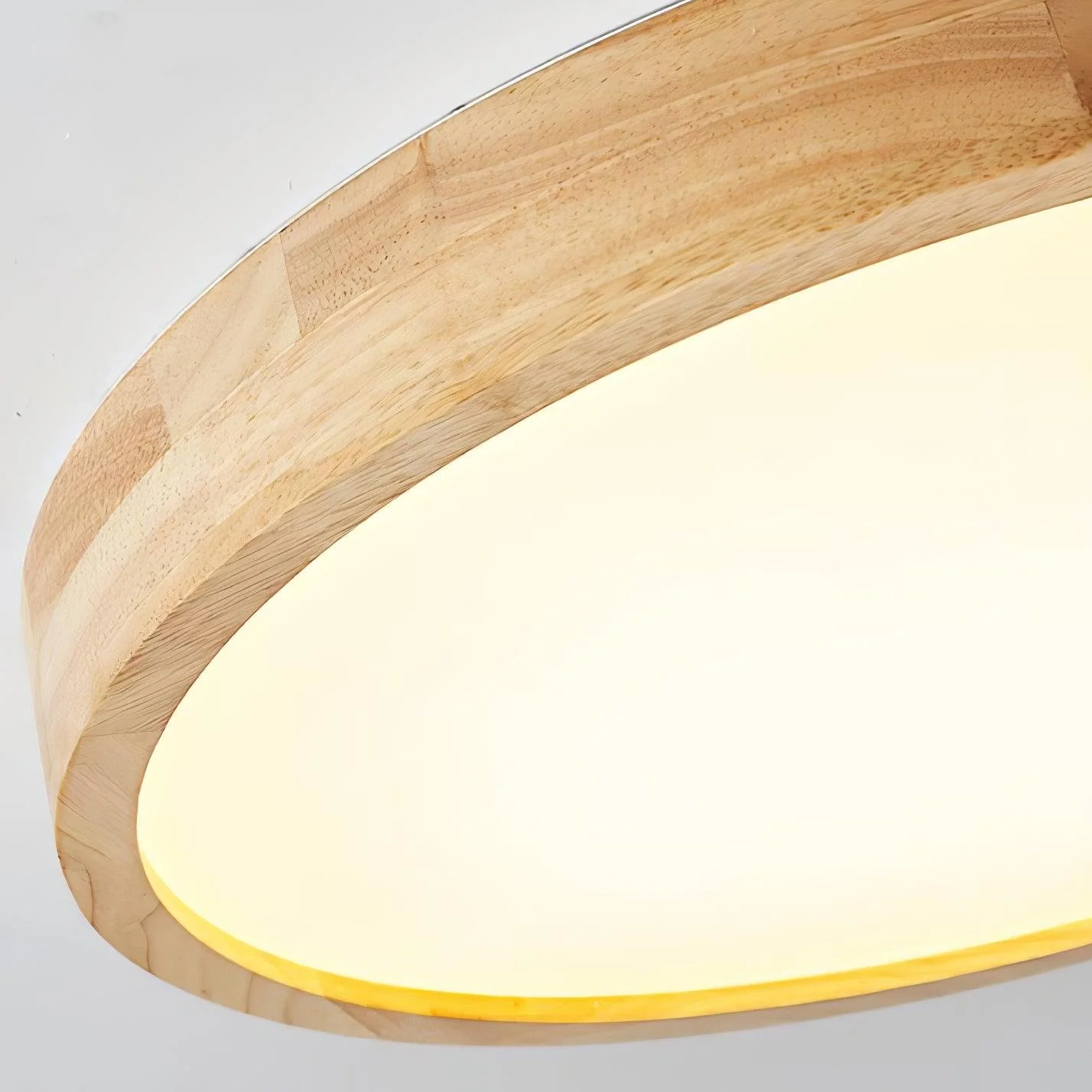 Lustra Ceiling Light Wooden Geometric LED - Image 11