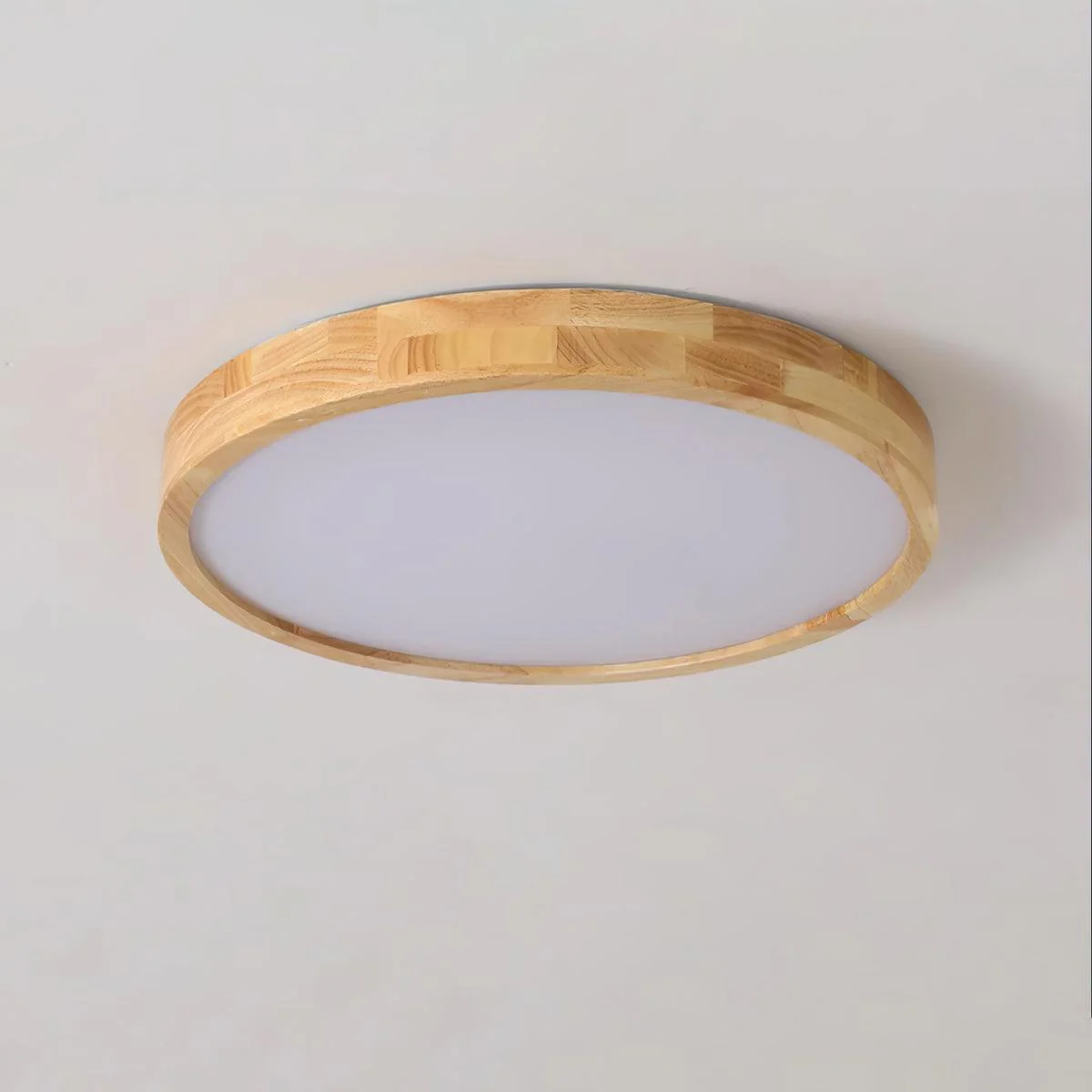 Lustra Ceiling Light Wooden Geometric LED - Image 13