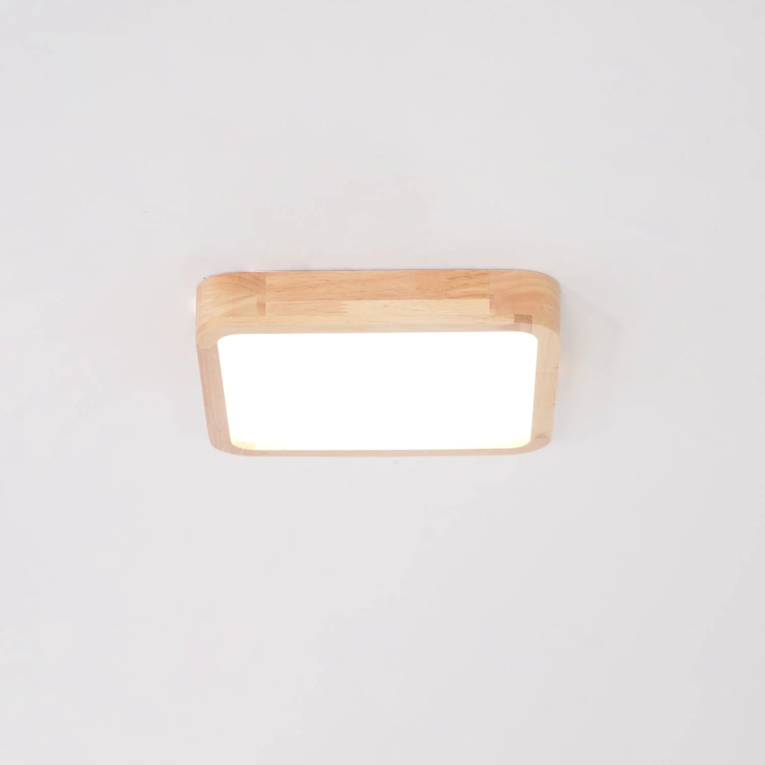 Lustra Ceiling Light Wooden Geometric LED - Image 47