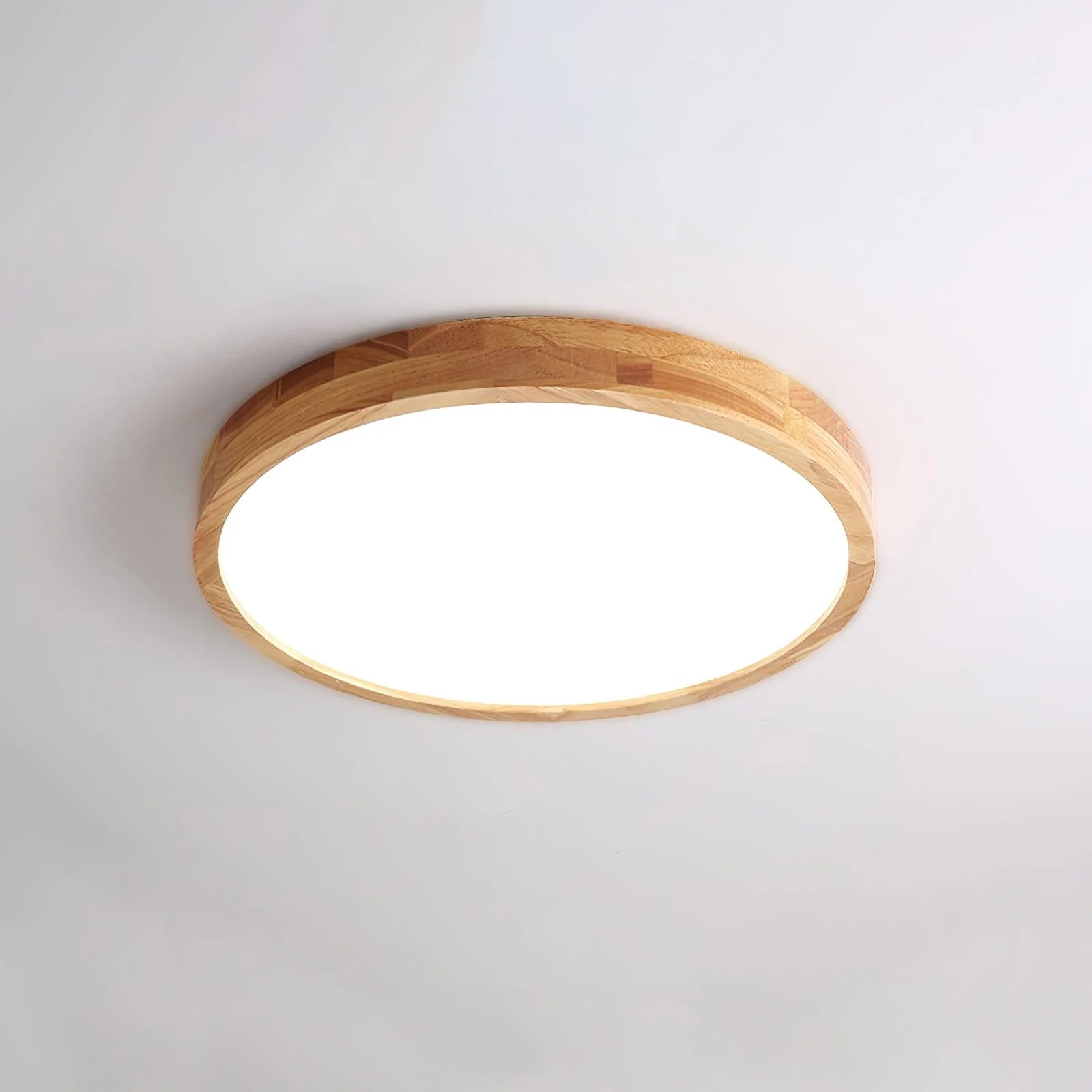 Lustra Ceiling Light Wooden Geometric LED - Image 49