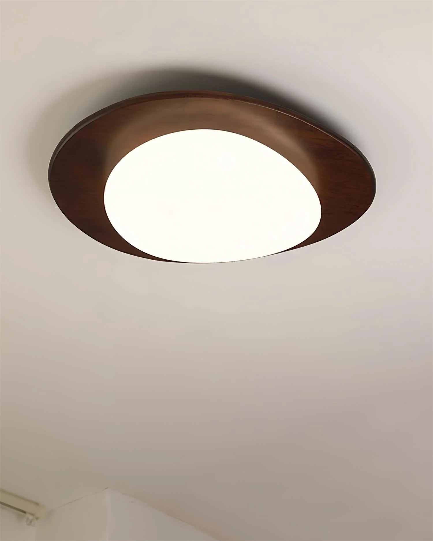 Lustra Ceiling Light Wooden Walnut Pebble - Image 10