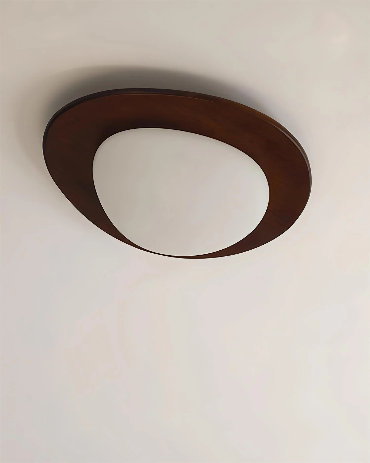 Lustra Ceiling Light Wooden Walnut Pebble - Image 11