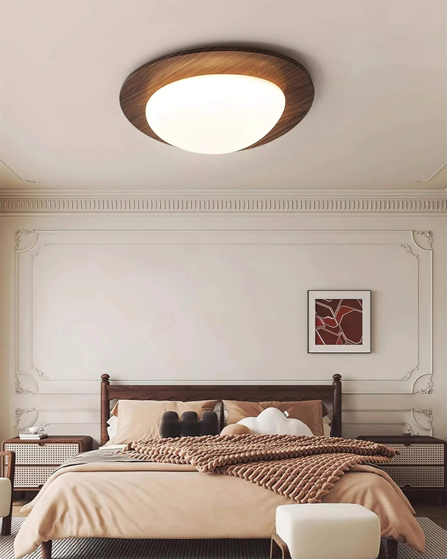 Lustra Ceiling Light Wooden Walnut Pebble - Image 19