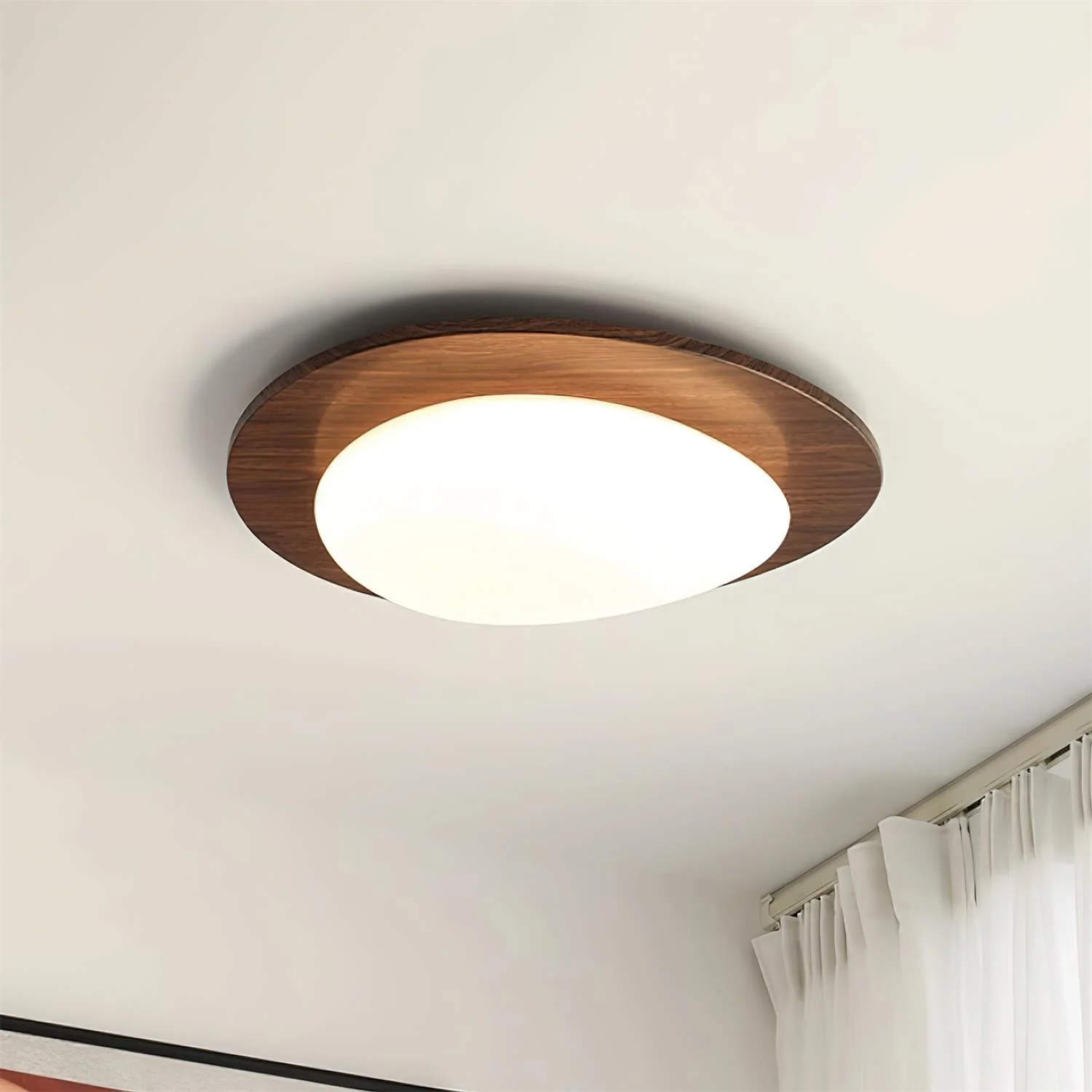 Lustra Ceiling Light Wooden Walnut Pebble - Image 22
