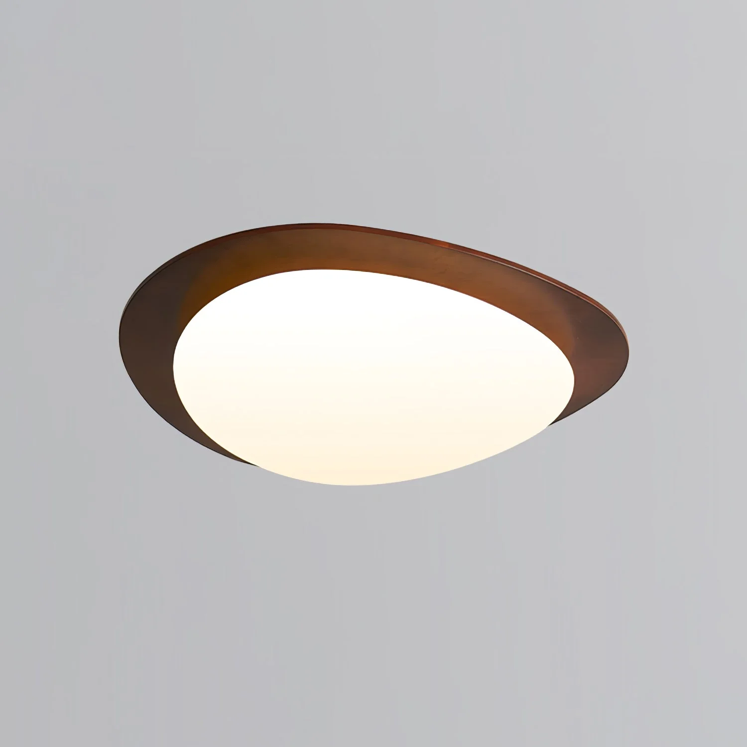 Lustra Ceiling Light Wooden Walnut Pebble - Image 3