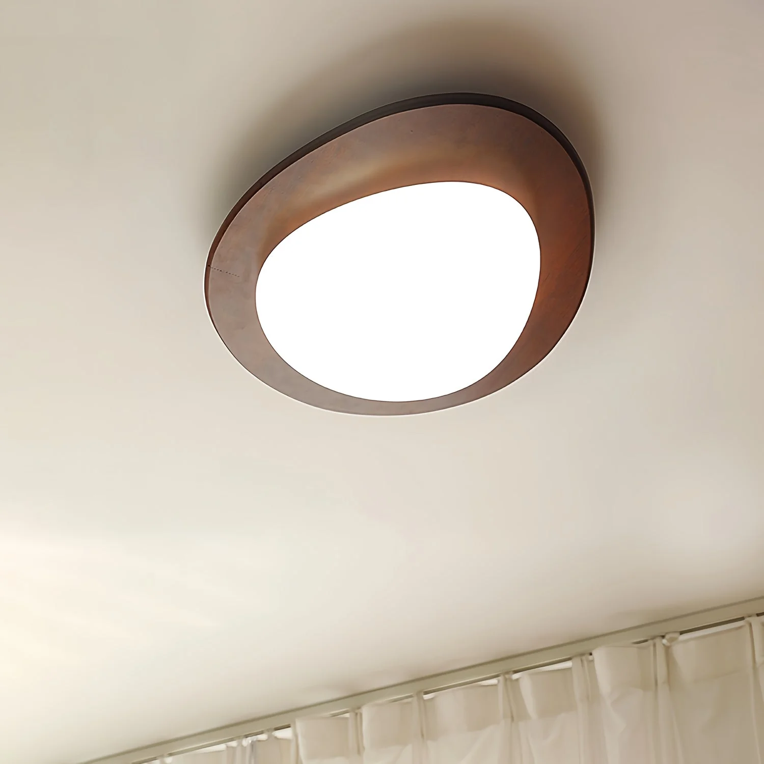 Lustra Ceiling Light Wooden Walnut Pebble - Image 31