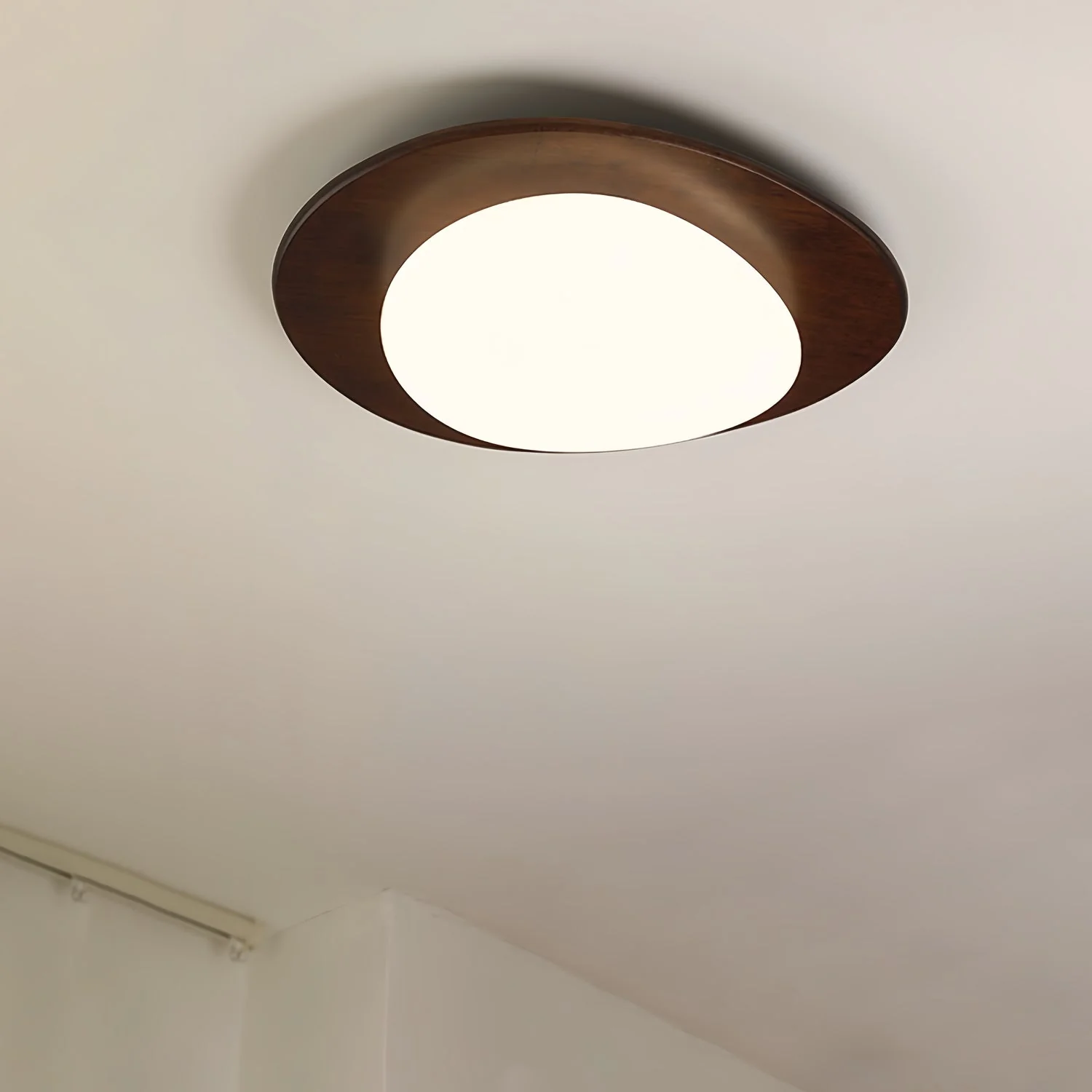 Lustra Ceiling Light Wooden Walnut Pebble - Image 32