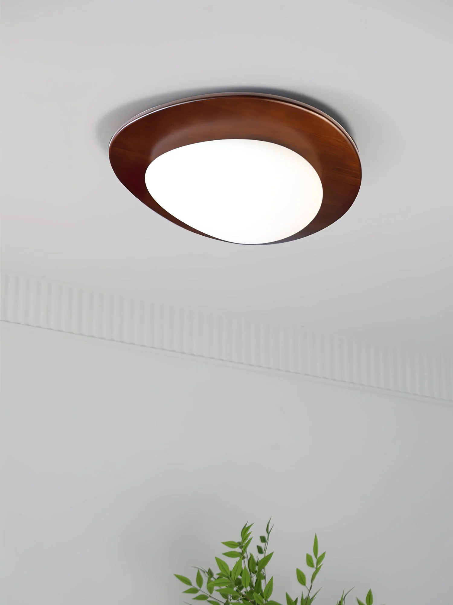 Lustra Ceiling Light Wooden Walnut Pebble - Image 33