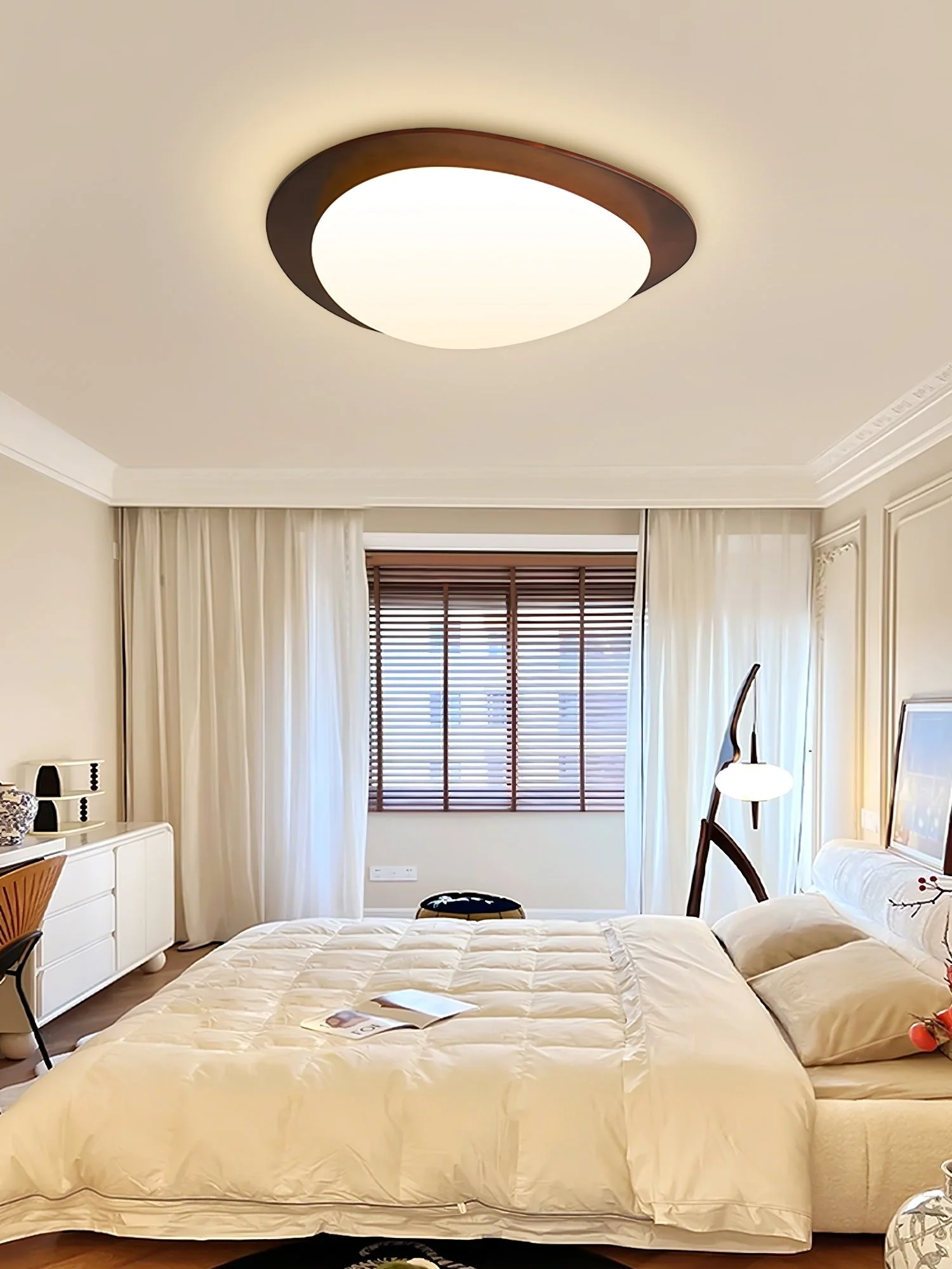 Lustra Ceiling Light Wooden Walnut Pebble - Image 36