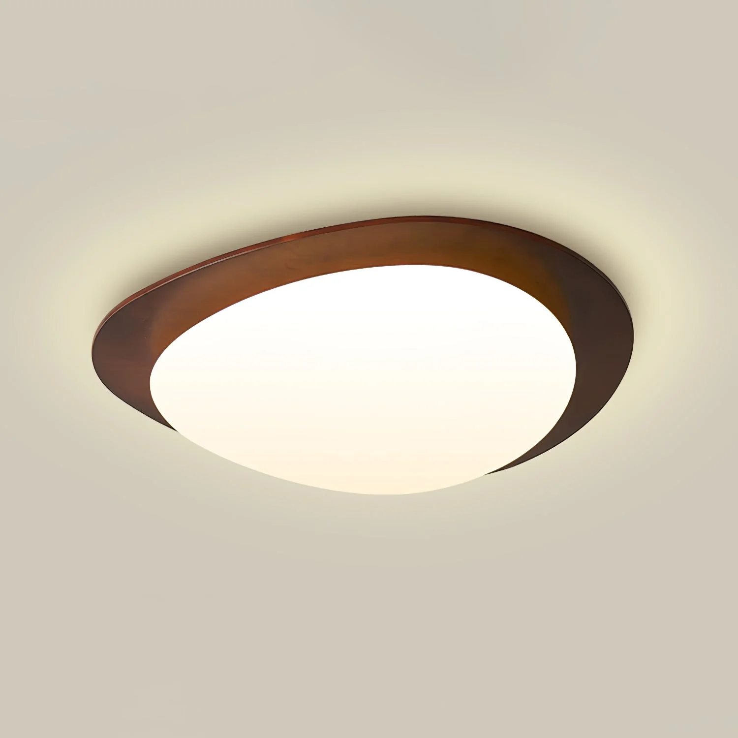 Lustra Ceiling Light Wooden Walnut Pebble - Image 5