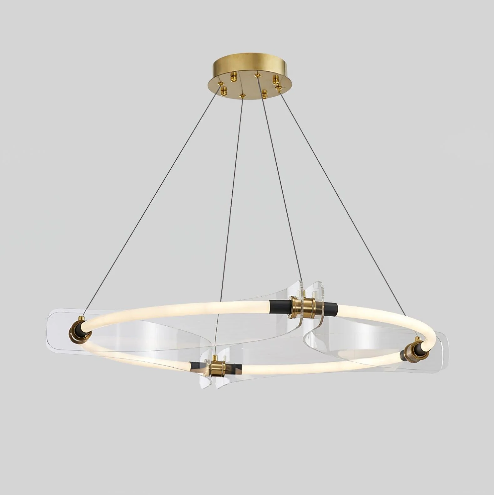 Lustra Chandelier Gold Dining - Image 15