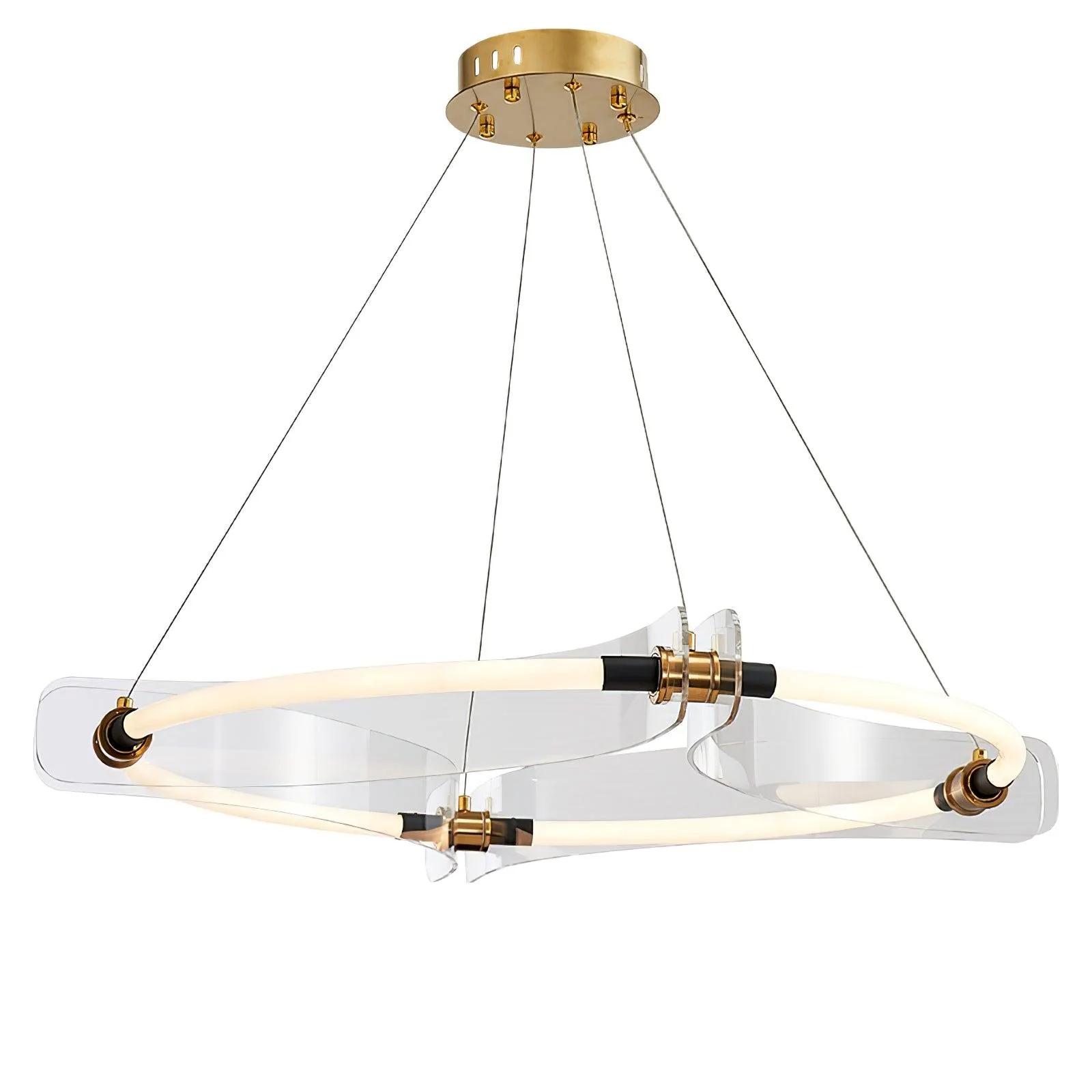Lustra Chandelier Gold Dining - Image 17