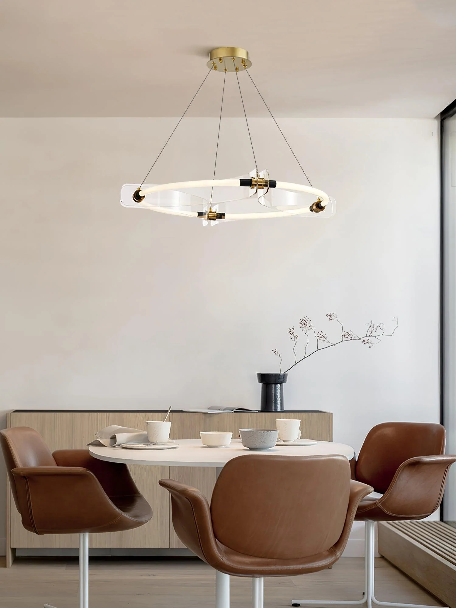 Lustra Chandelier Gold Dining - Image 6