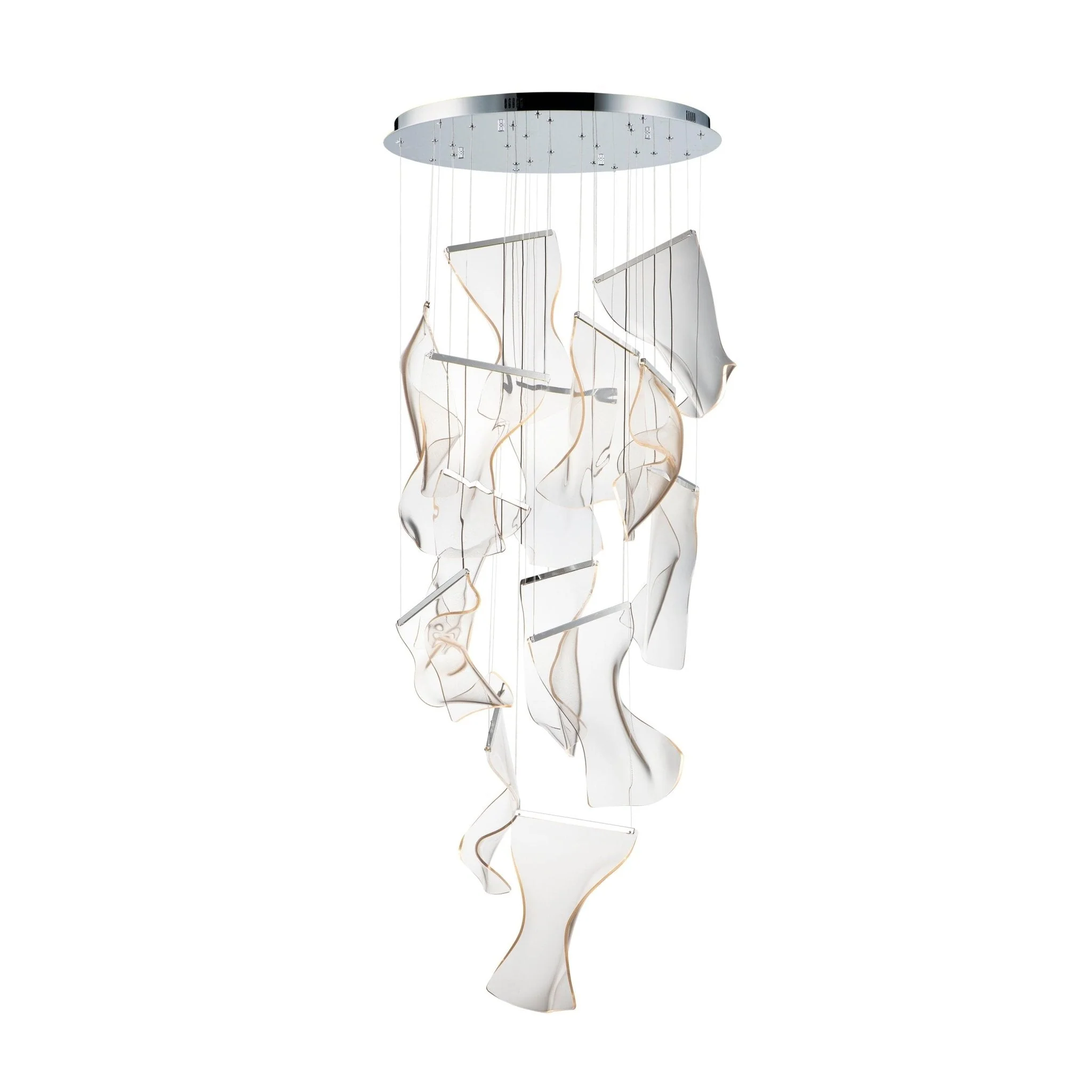 Lustra Chandelier LED Abstract Floating - Image 2