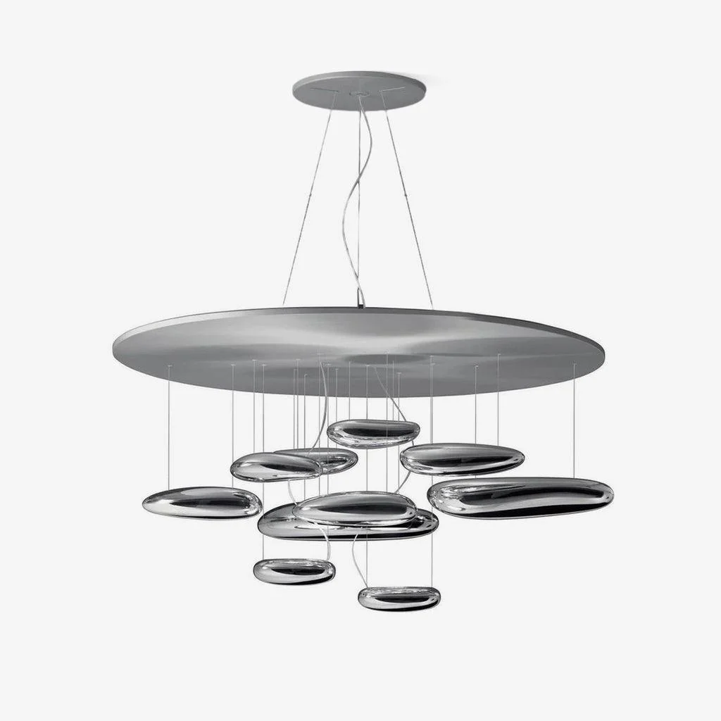 Lustra Chandelier Aluminum Sculptural