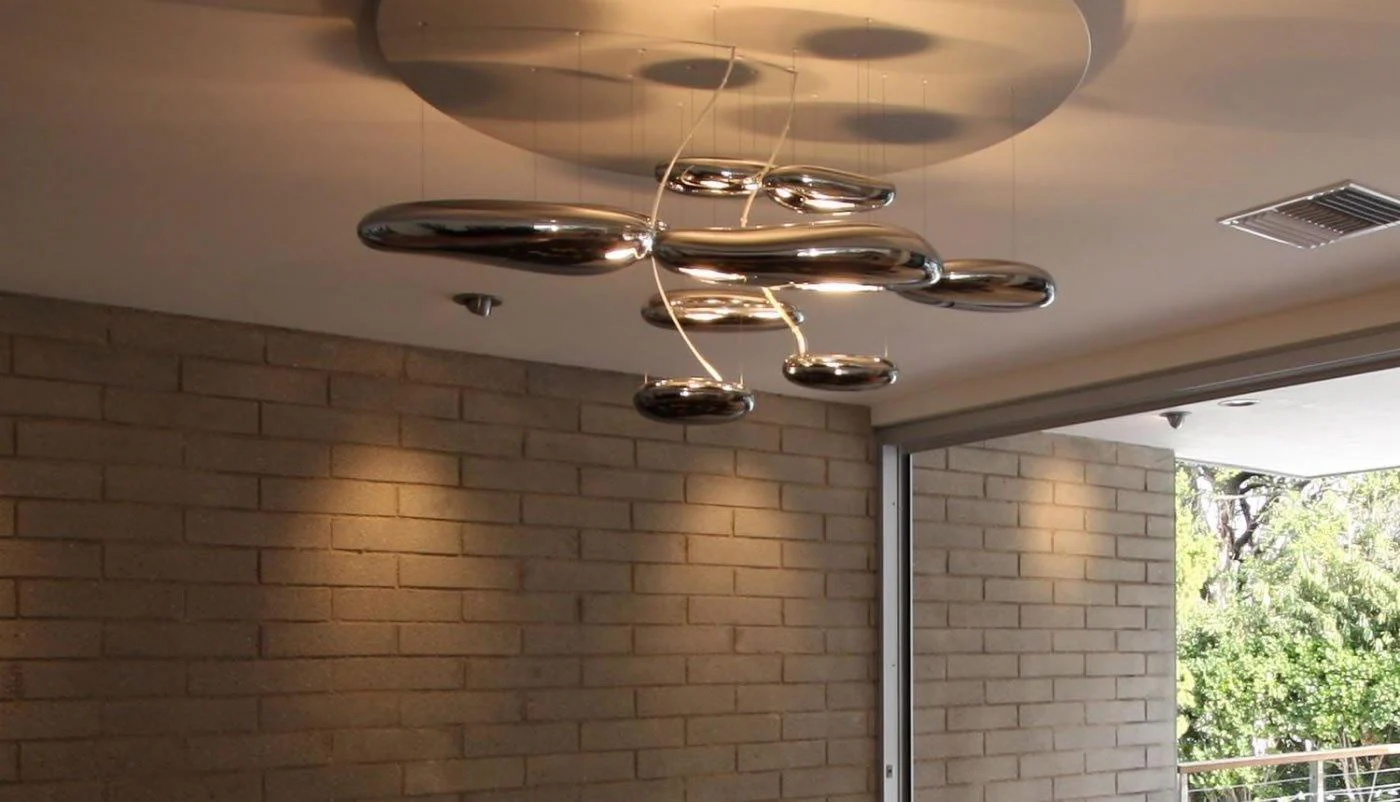 Lustra Chandelier Aluminum Sculptural - Image 10