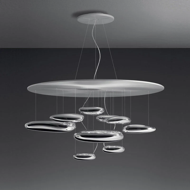 Lustra Chandelier Aluminum Sculptural - Image 103