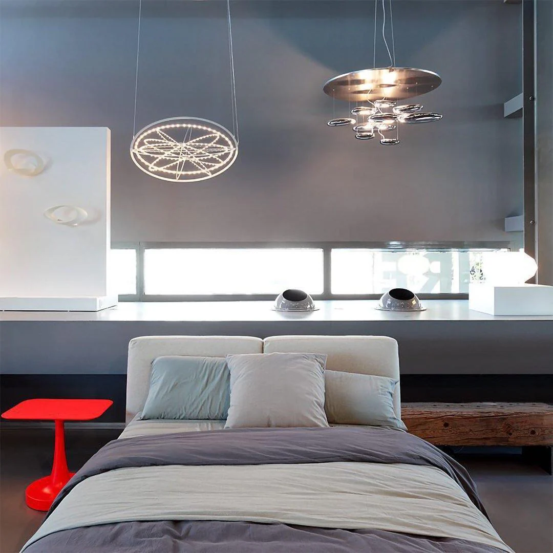 Lustra Chandelier Aluminum Sculptural - Image 114