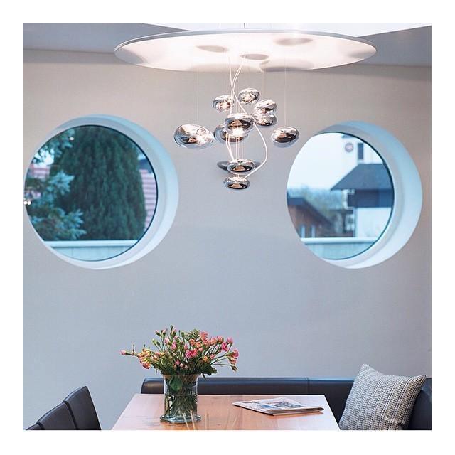 Lustra Chandelier Aluminum Sculptural - Image 116