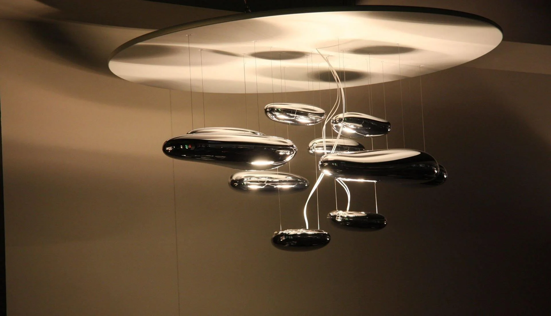 Lustra Chandelier Aluminum Sculptural - Image 12