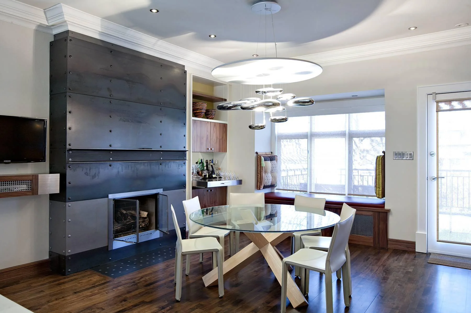 Lustra Chandelier Aluminum Sculptural - Image 121