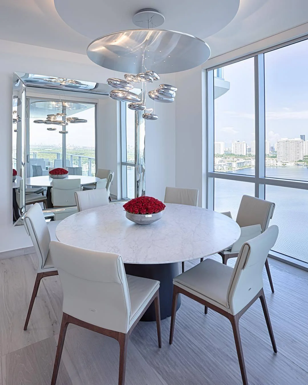 Lustra Chandelier Aluminum Sculptural - Image 134