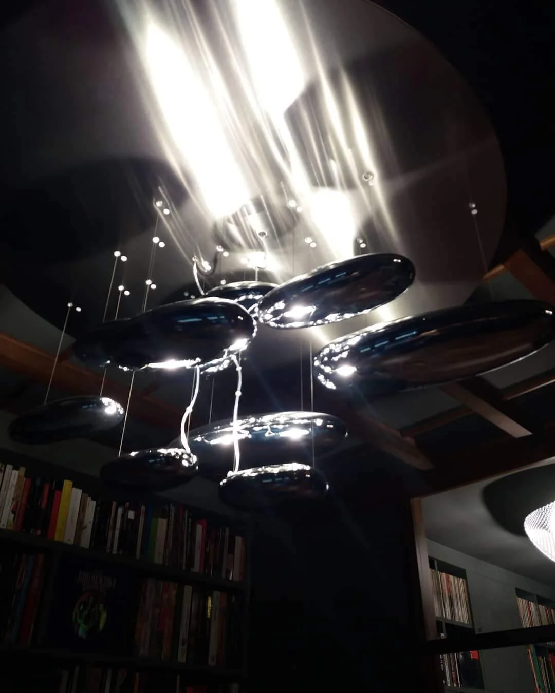 Lustra Chandelier Aluminum Sculptural - Image 136