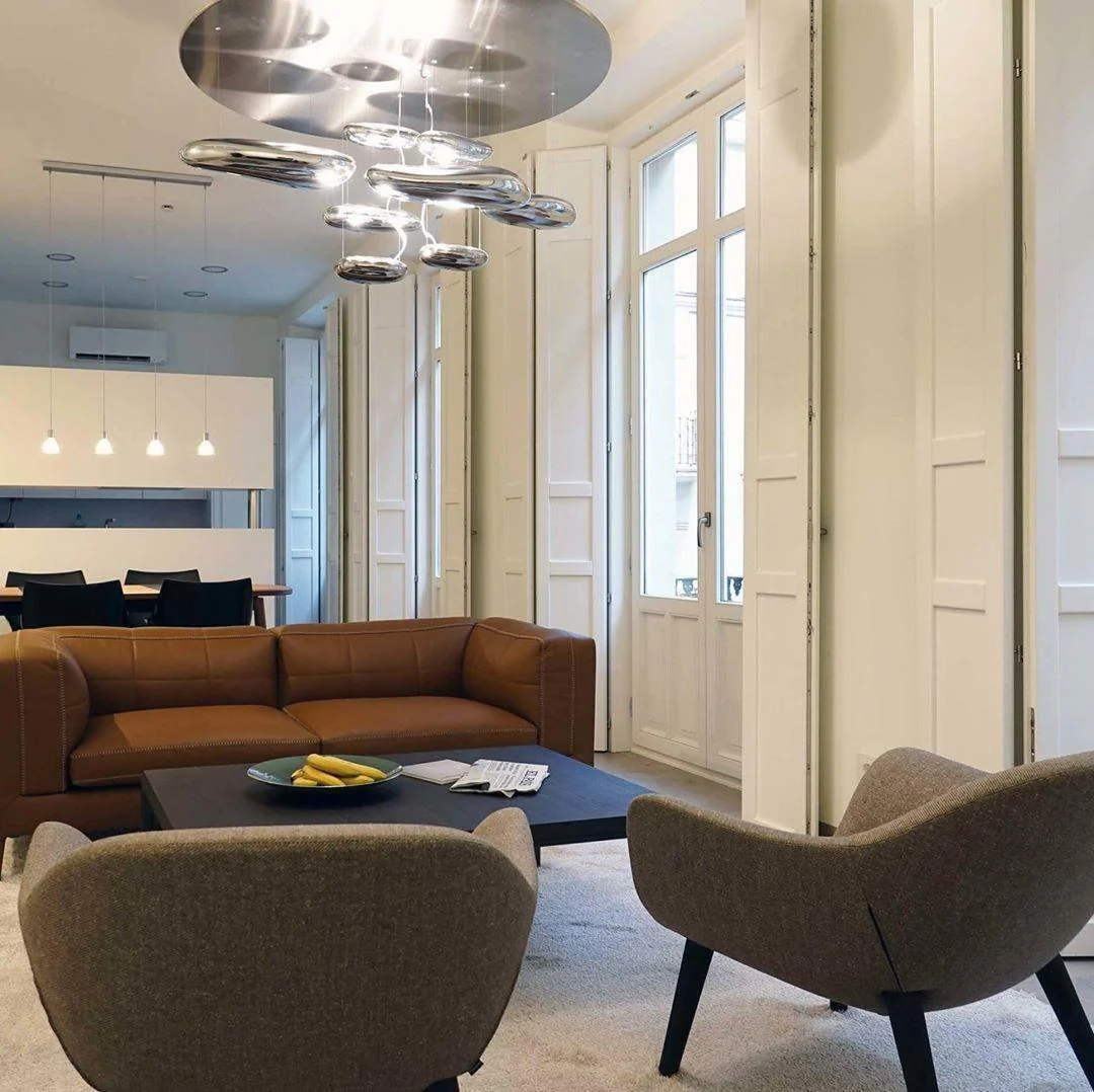 Lustra Chandelier Aluminum Sculptural - Image 139