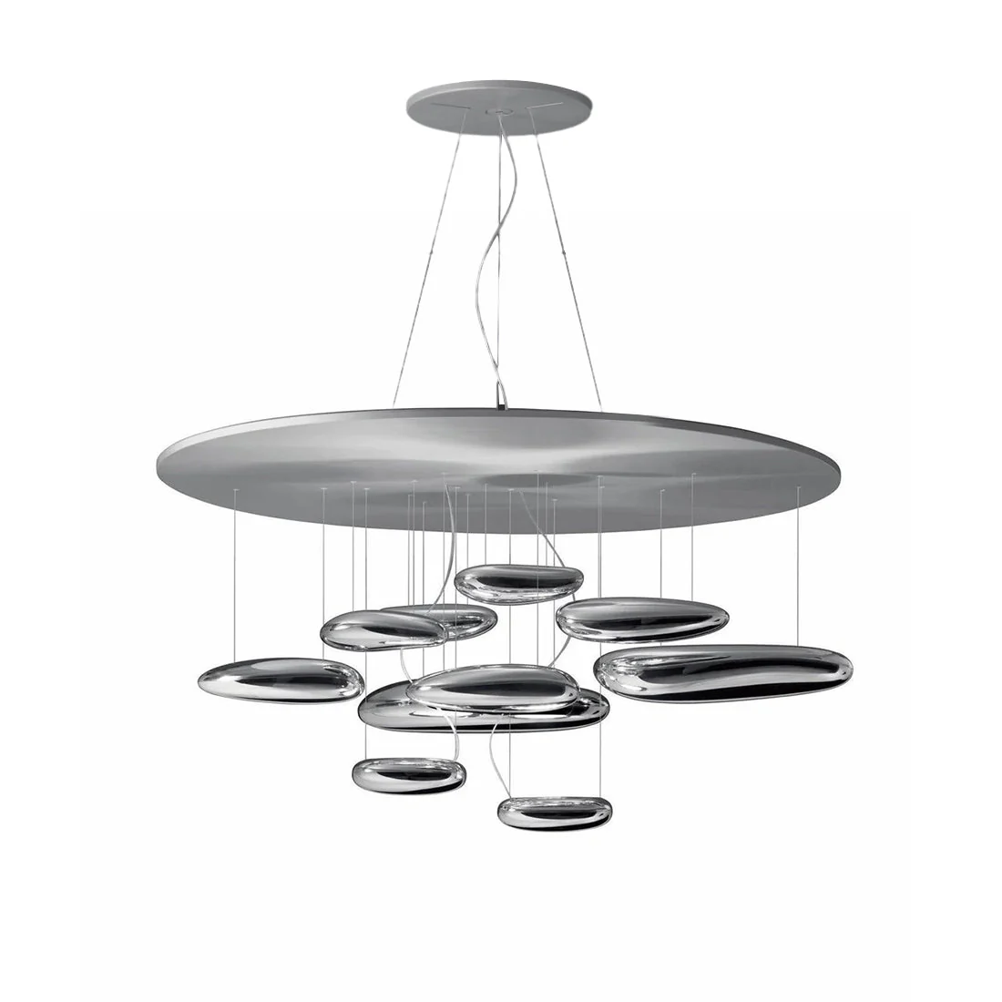 Lustra Chandelier Aluminum Sculptural - Image 141