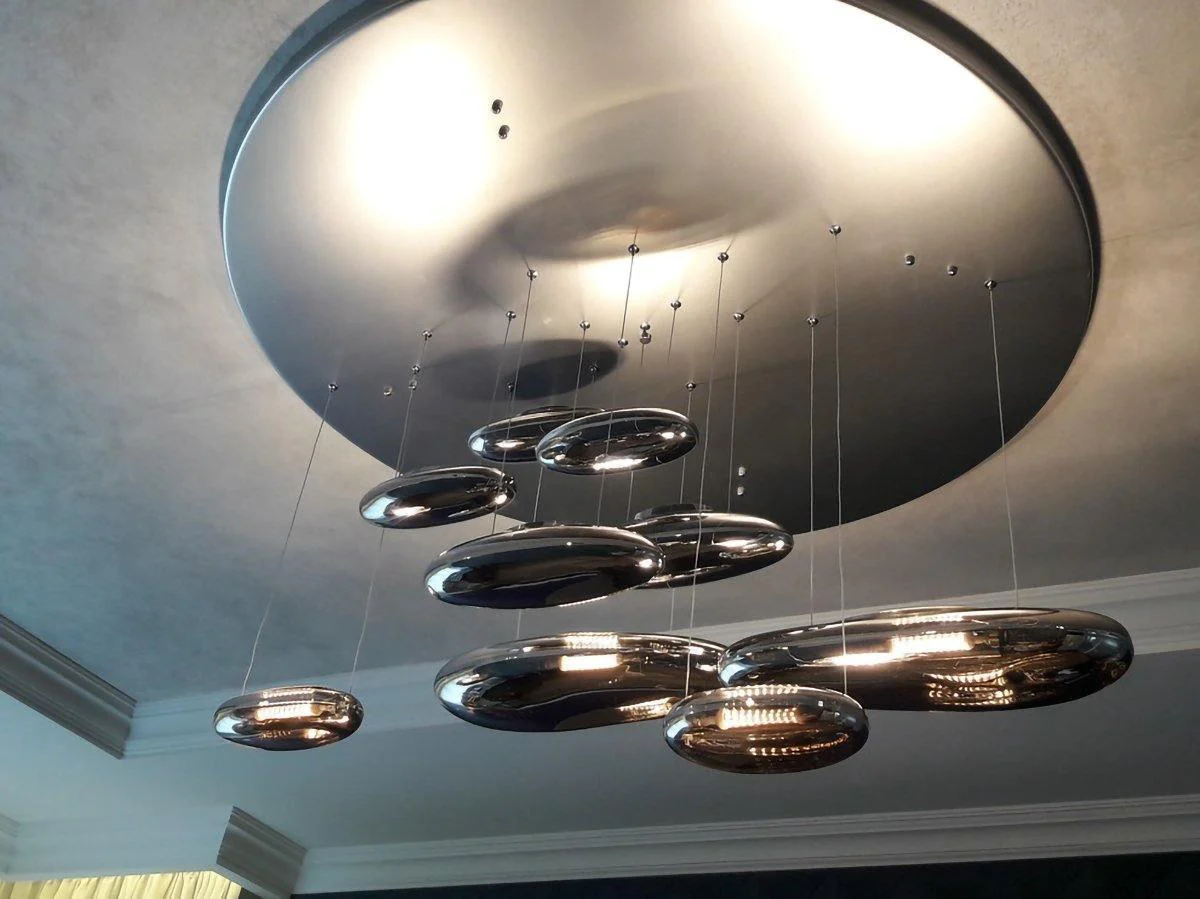 Lustra Chandelier Aluminum Sculptural - Image 27