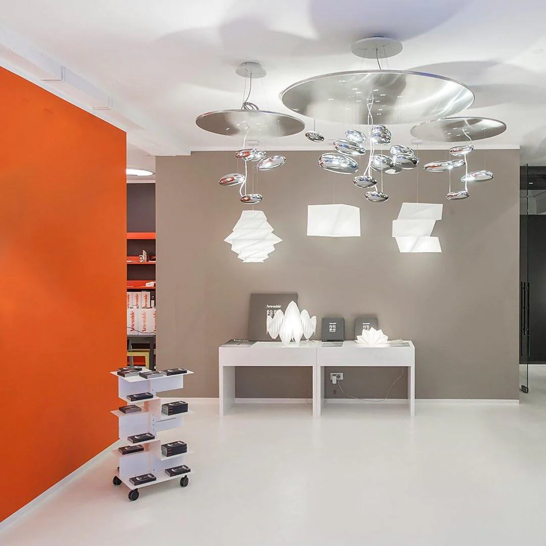 Lustra Chandelier Aluminum Sculptural - Image 35