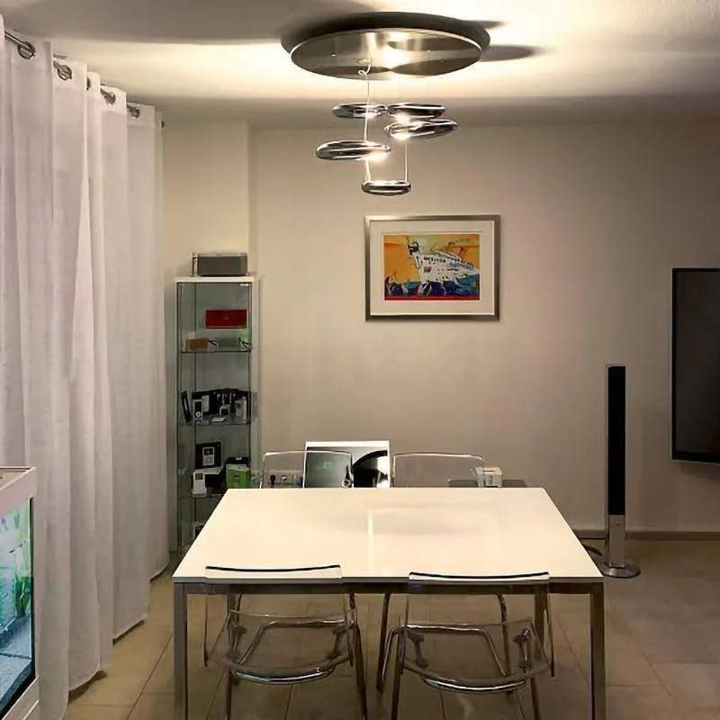 Lustra Chandelier Aluminum Sculptural - Image 4